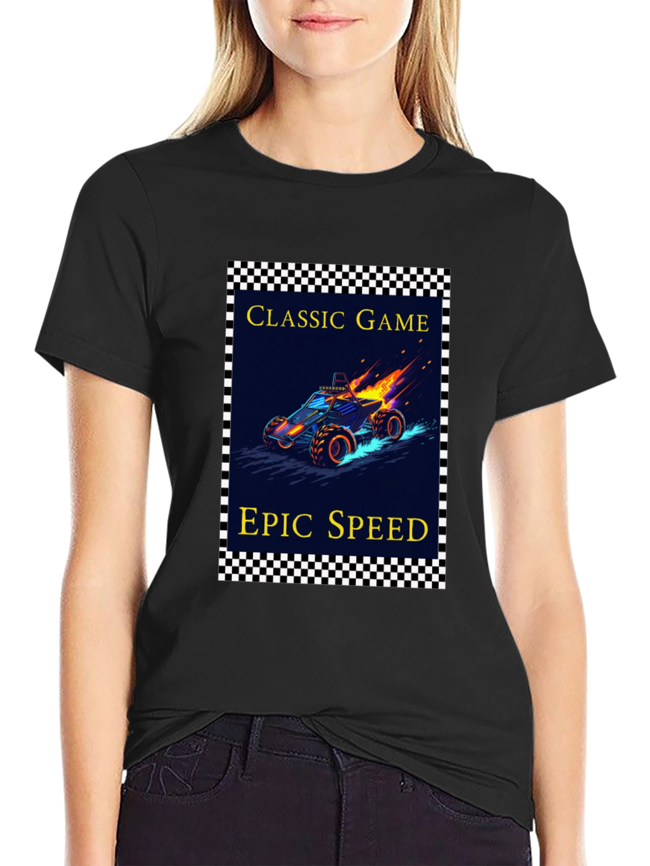 Classic Game Epic Speed Black T-Shirt