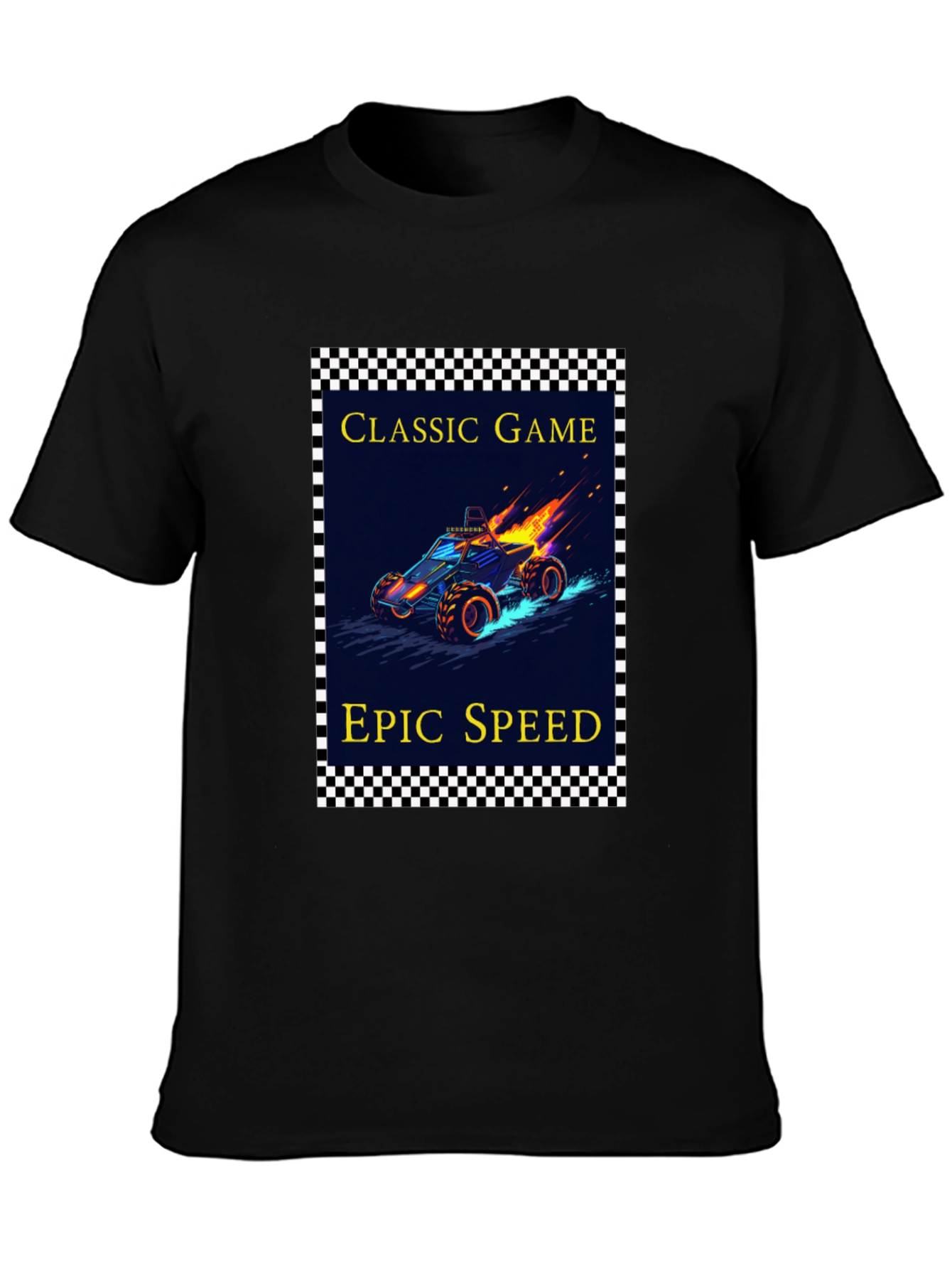 Classic Game Epic Speed Black T-Shirt
