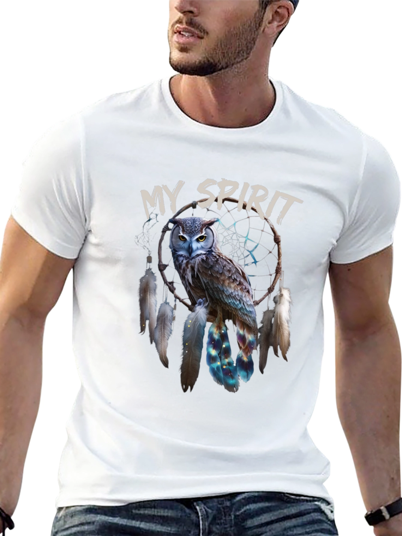 My Spirit Owl Dreamcatcher Graphic Tee