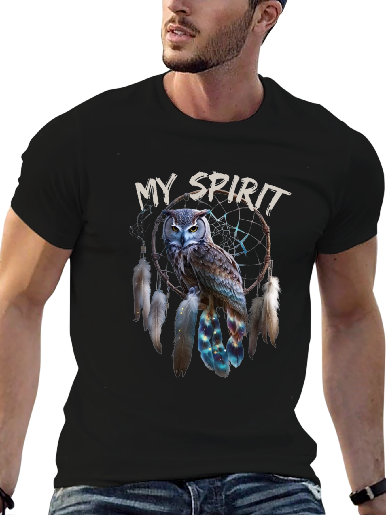 My Spirit Owl Dreamcatcher Graphic Tee