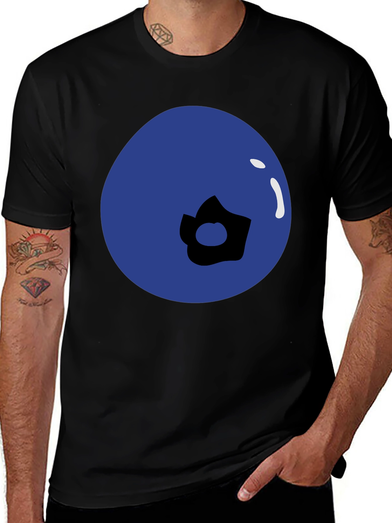 Blueberry Graphic Tee - Soft & Stylish
