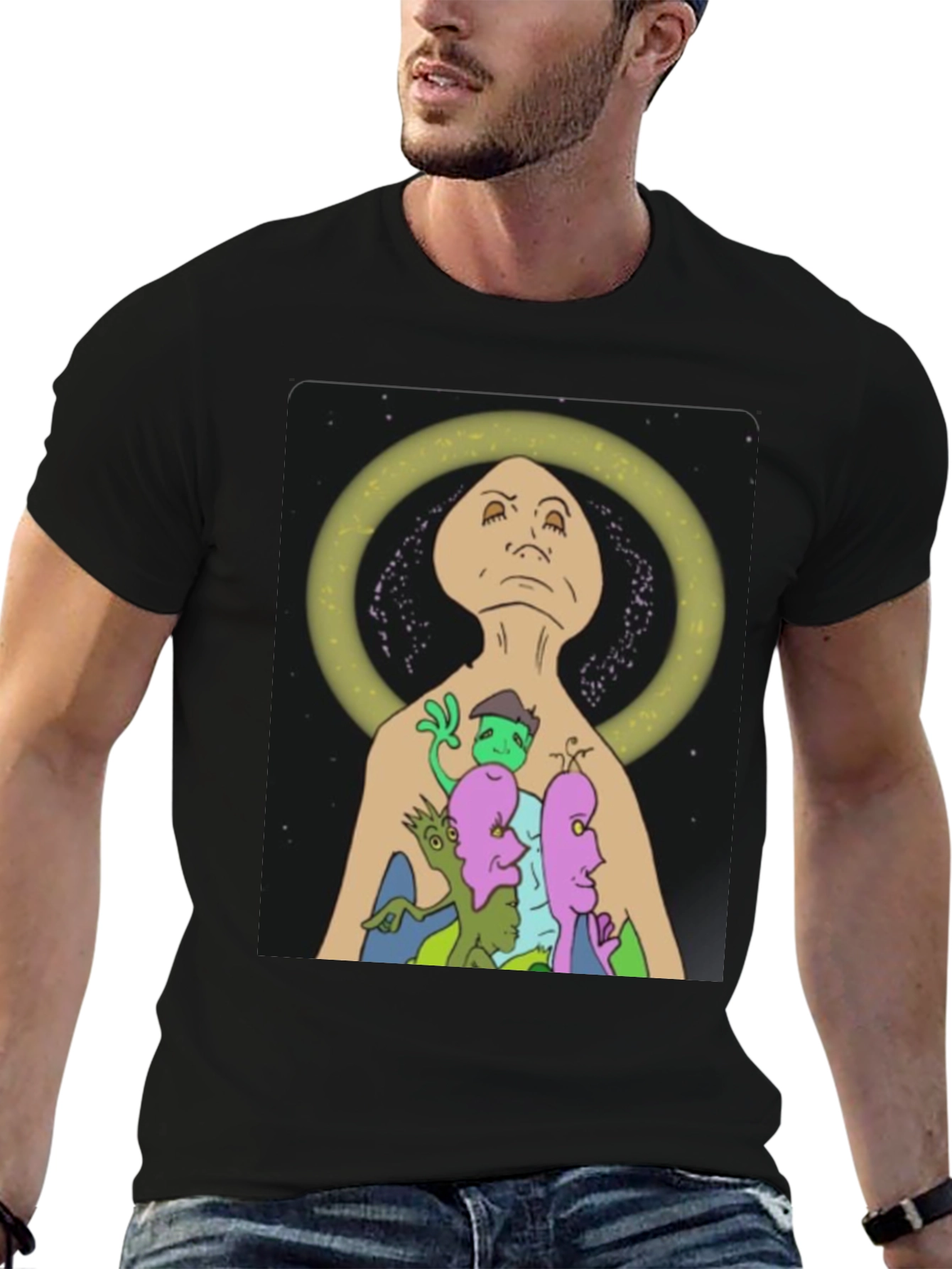 Cosmic Cartoon Graphic Tee