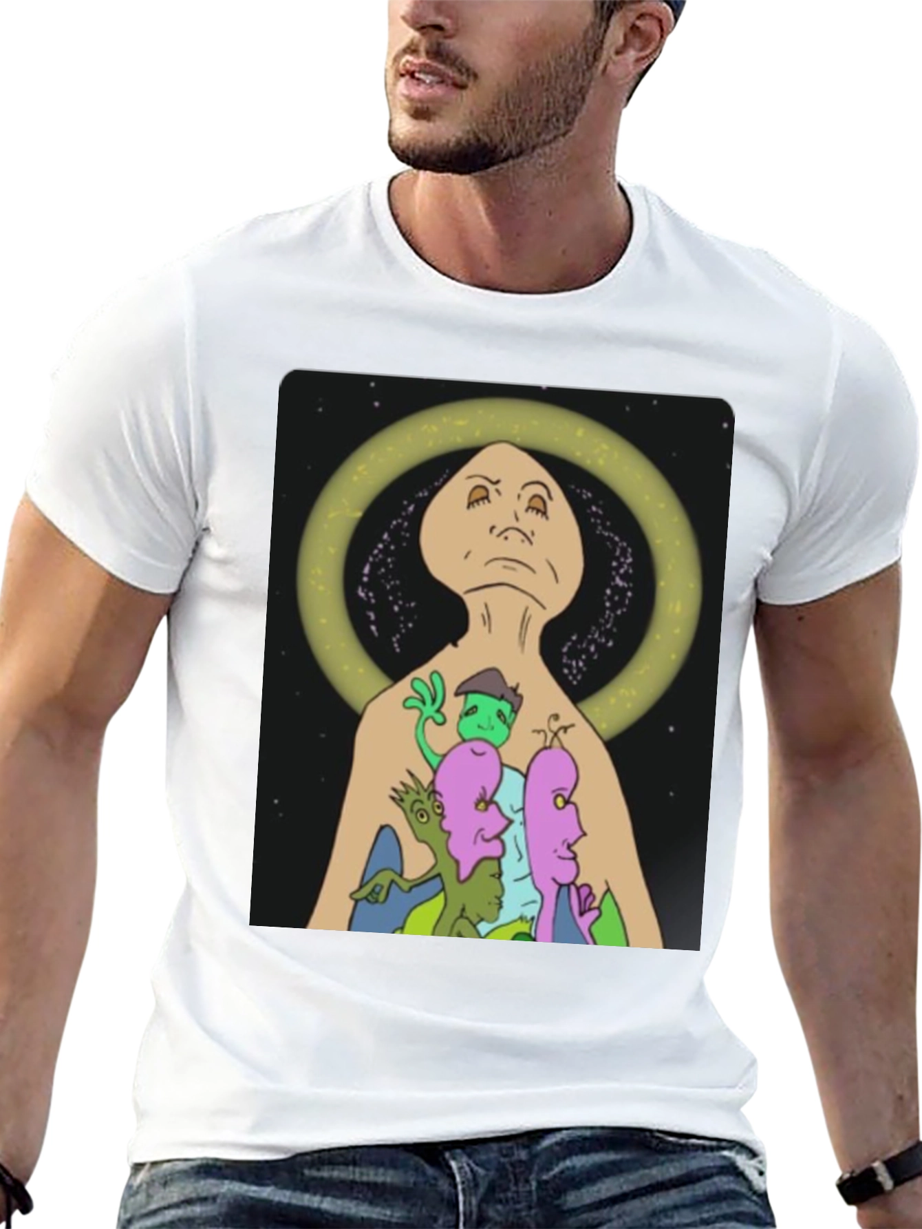Cosmic Cartoon Graphic Tee