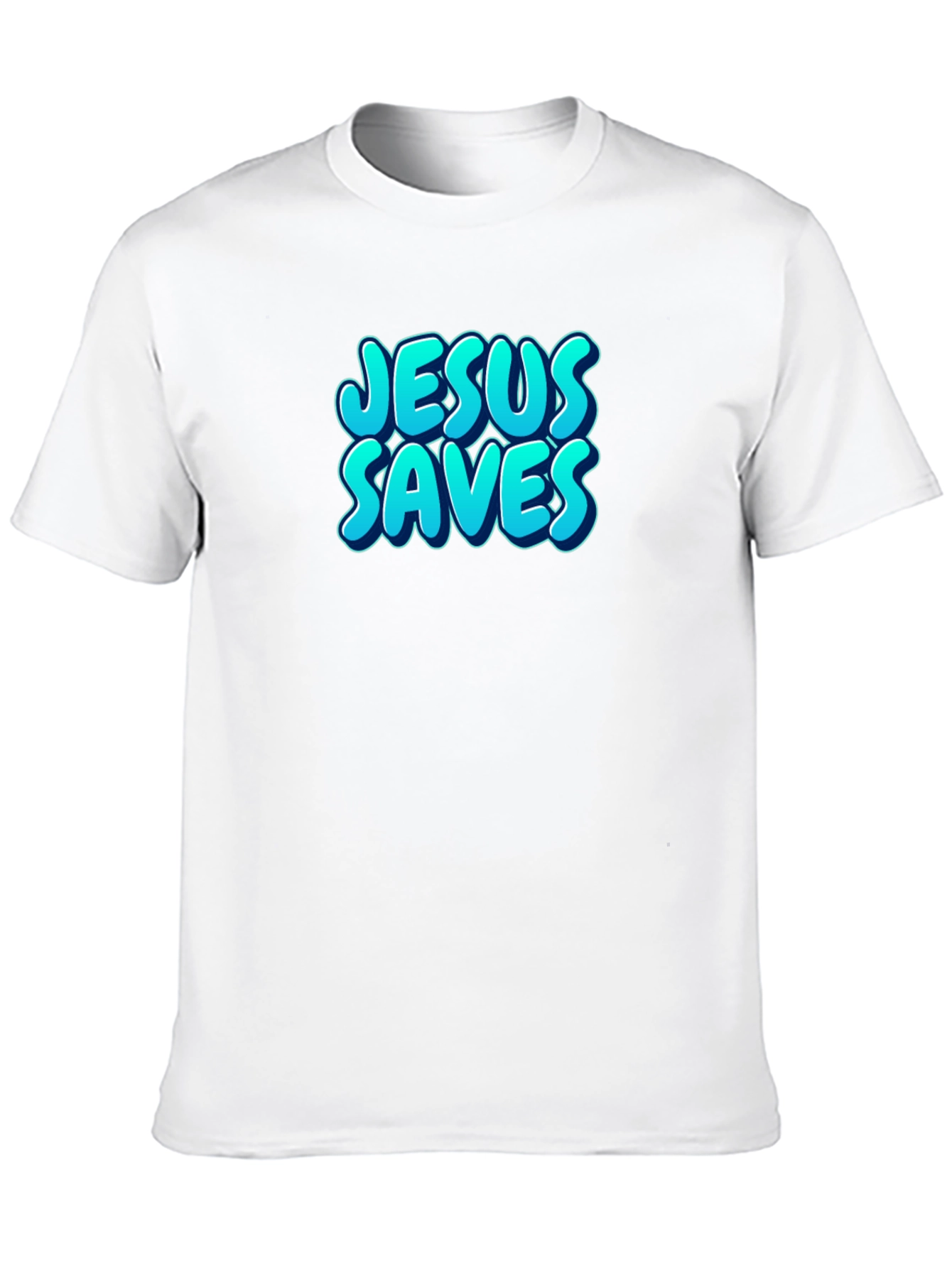 Jesus Saves Black T-Shirt