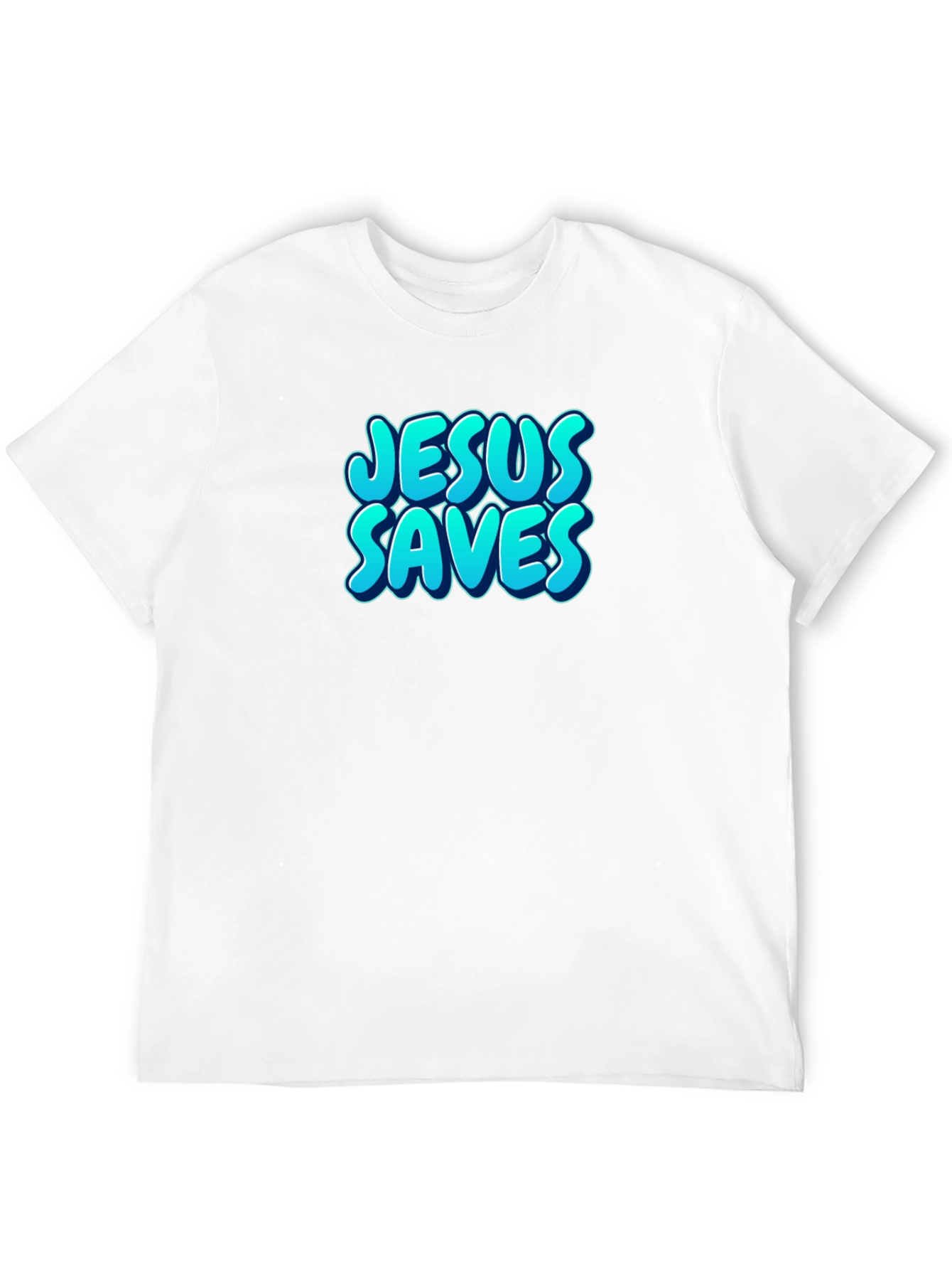 Jesus Saves Black T-Shirt