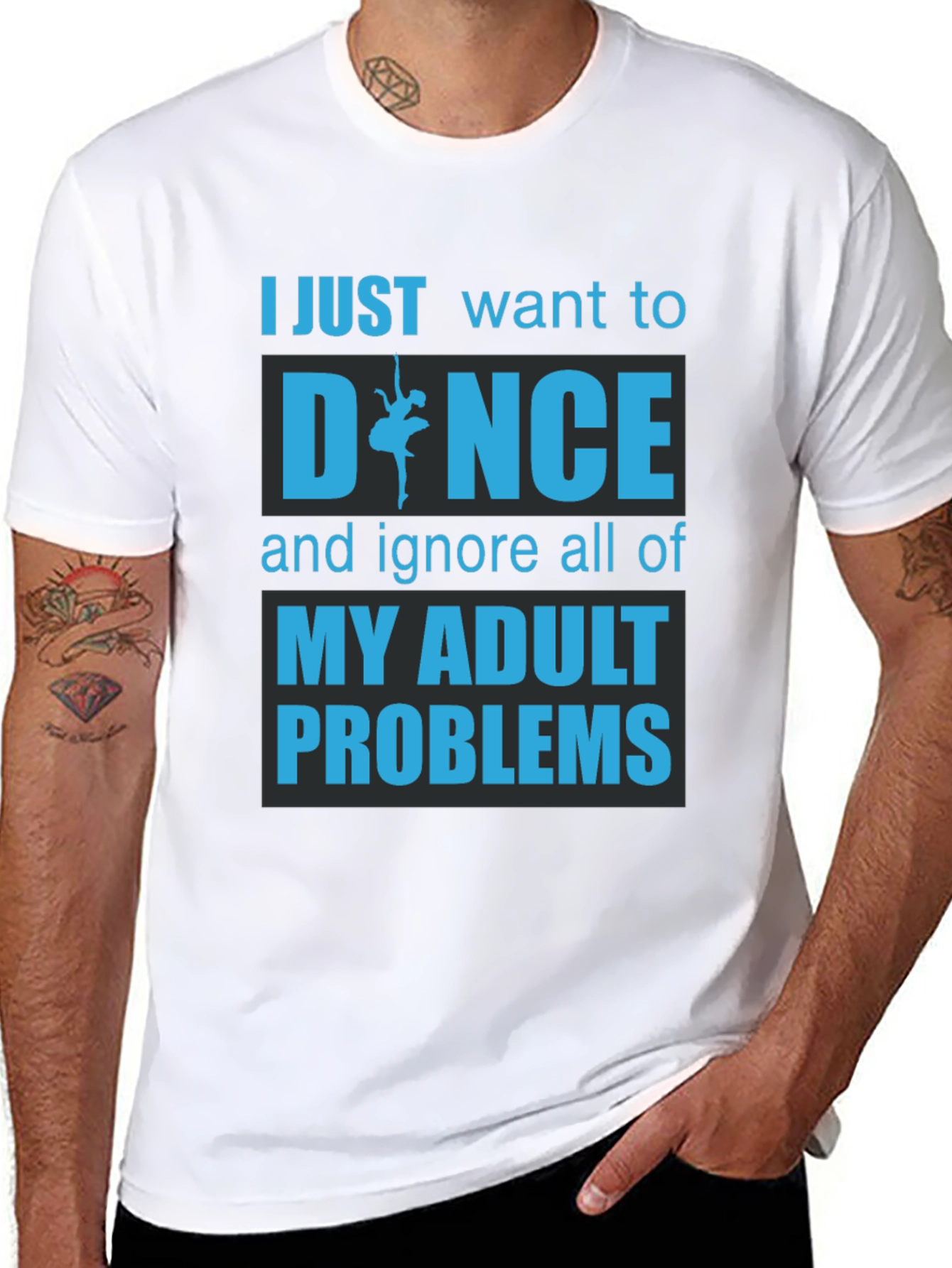 Dance Adult Problems Graphic T-Shirt