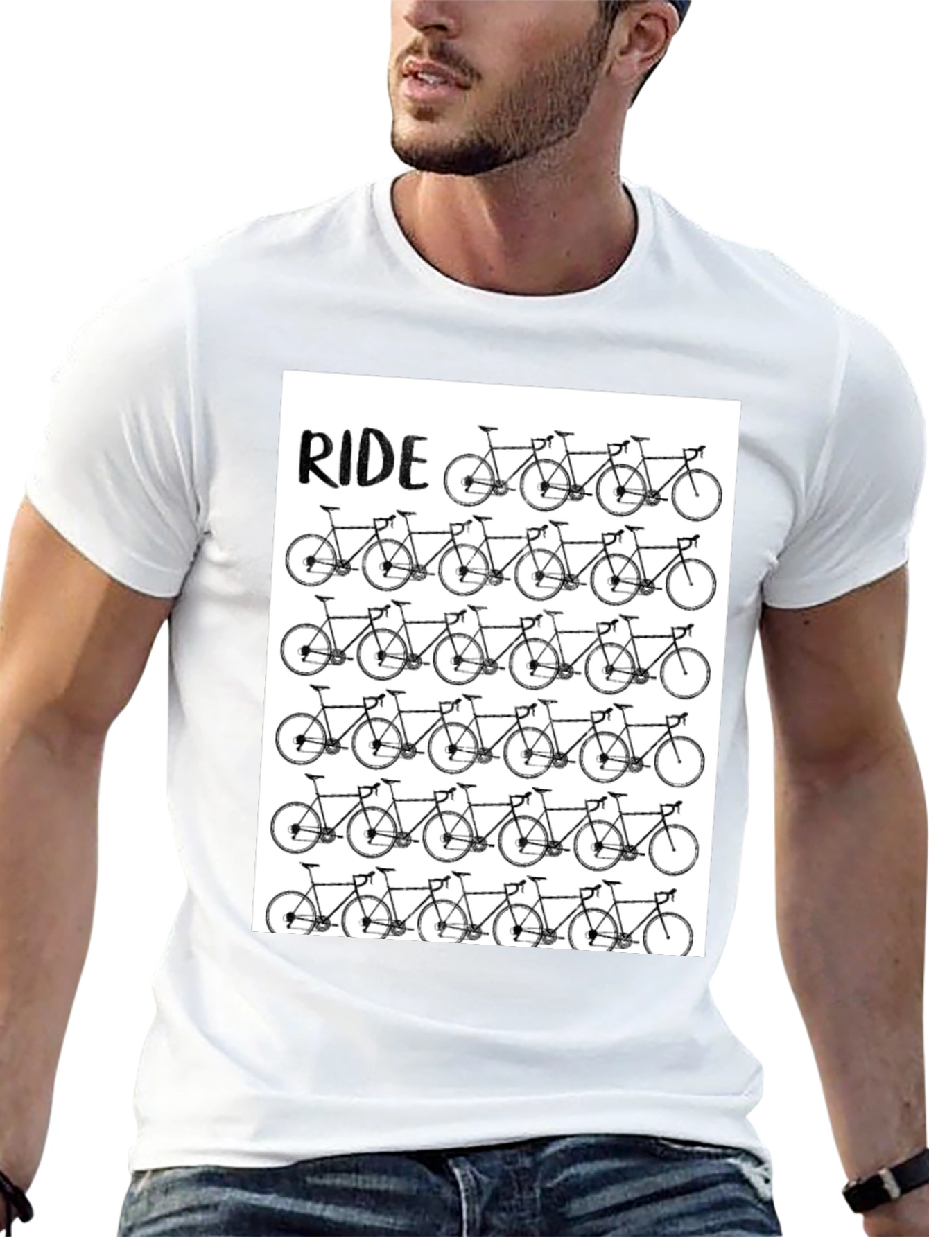 Ride Bicycle T-Shirt - Cycling Enthusiast Apparel