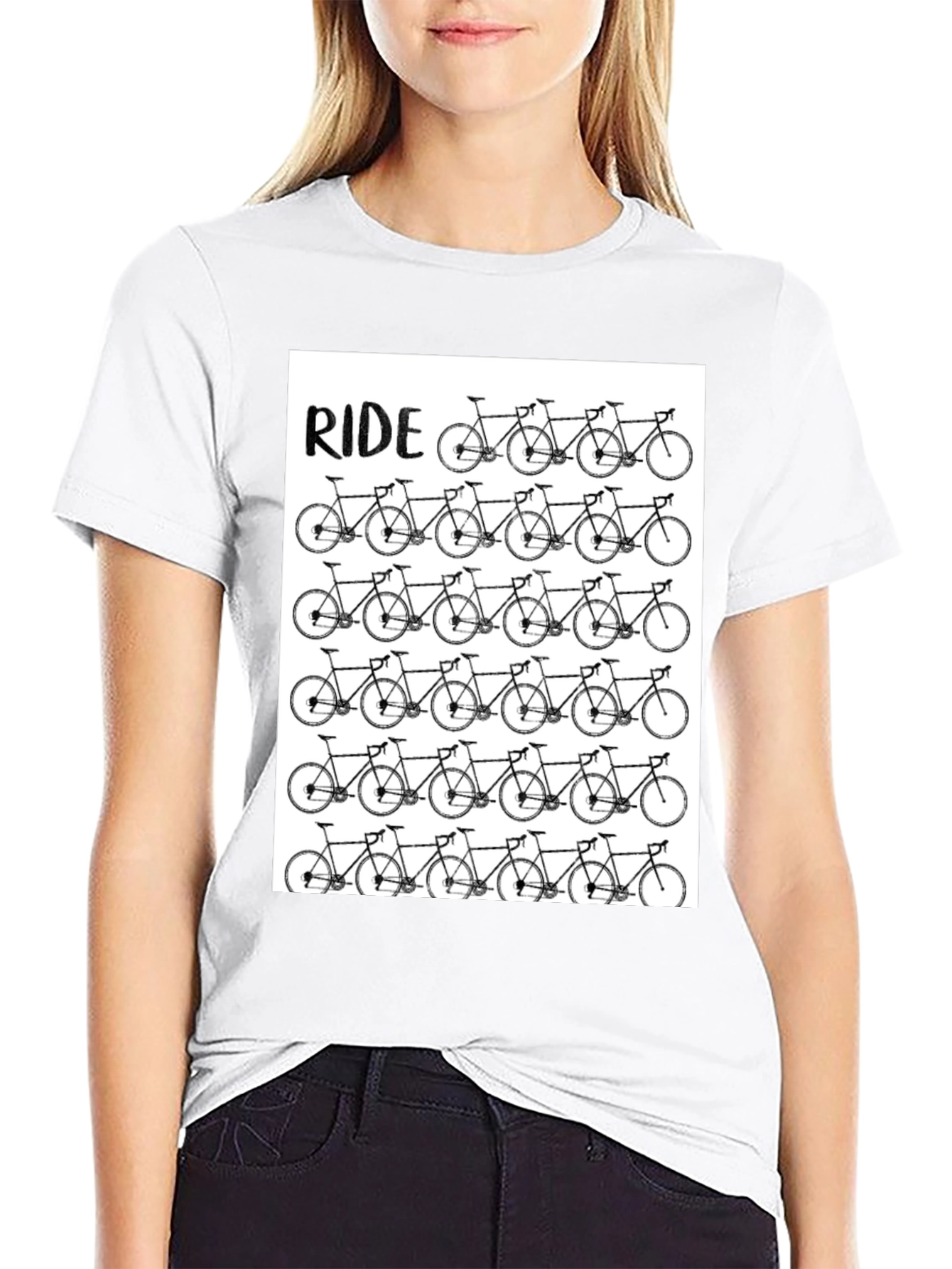 Ride Bicycle T-Shirt - Cycling Enthusiast Apparel