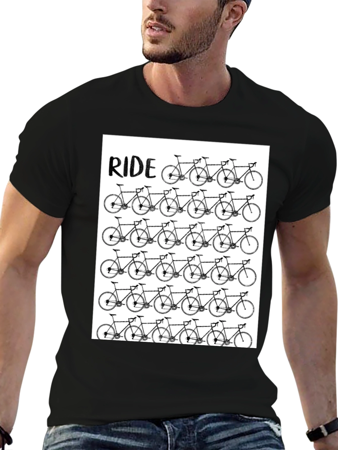 Ride Bicycle T-Shirt - Cycling Enthusiast Apparel