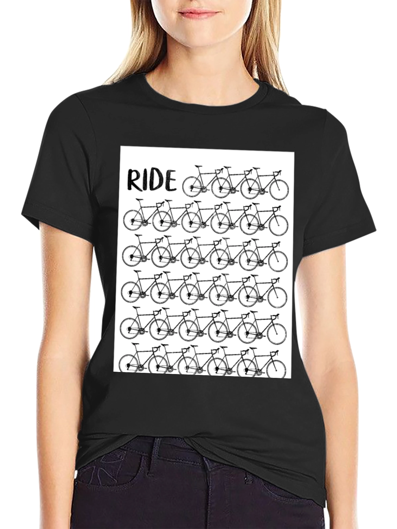 Ride Bicycle T-Shirt - Cycling Enthusiast Apparel