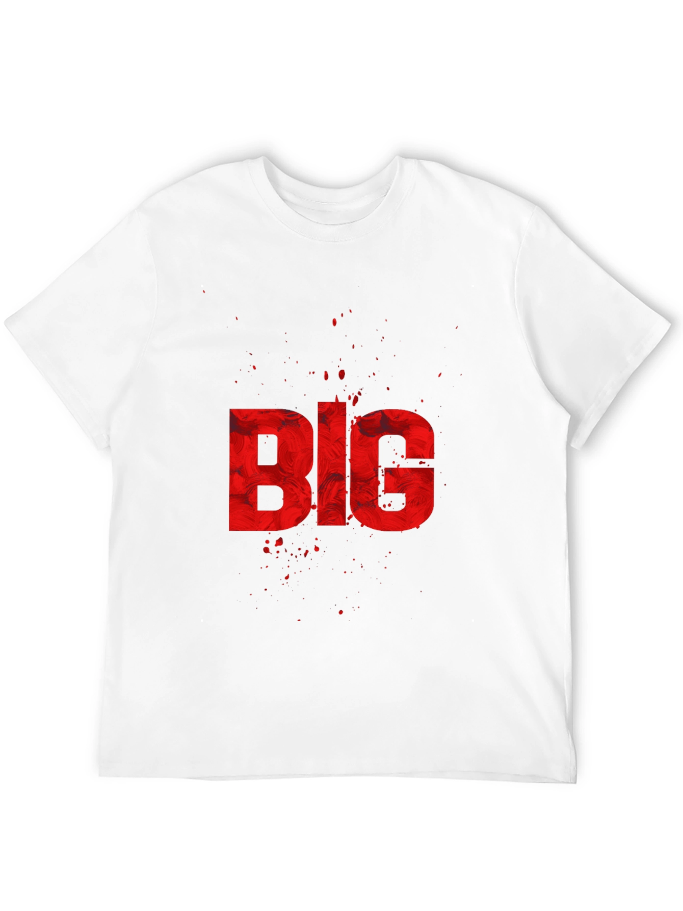 BIG Graphic Print Black T-Shirt