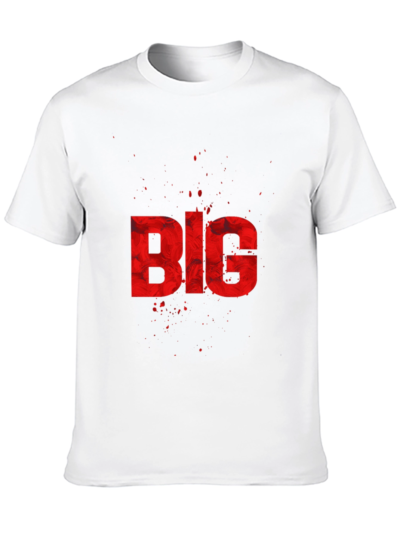 BIG Graphic Print Black T-Shirt