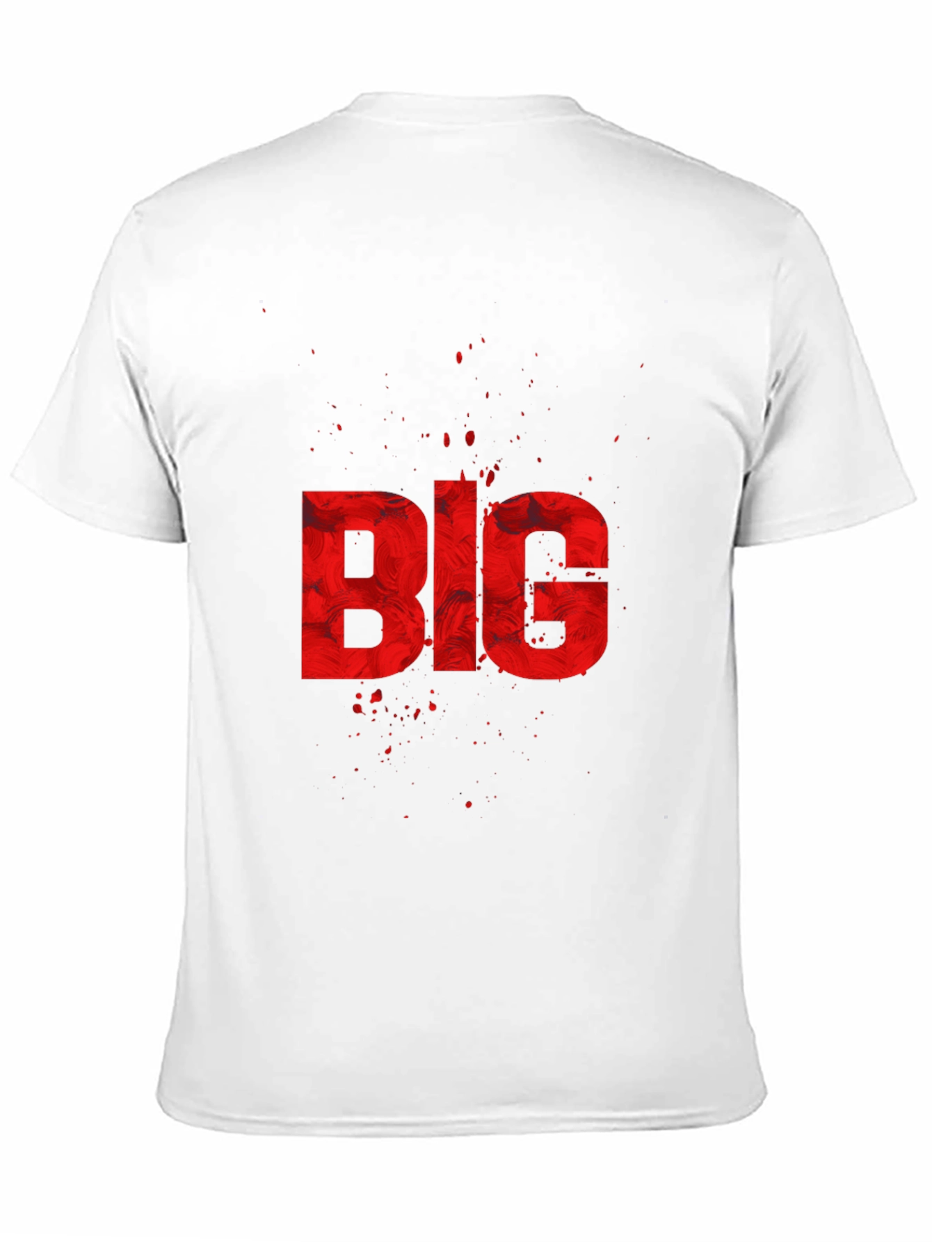 BIG Graphic Print Black T-Shirt