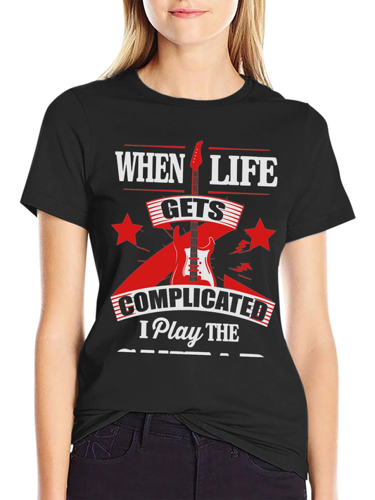 Complicated Life Guitar T-Shirt