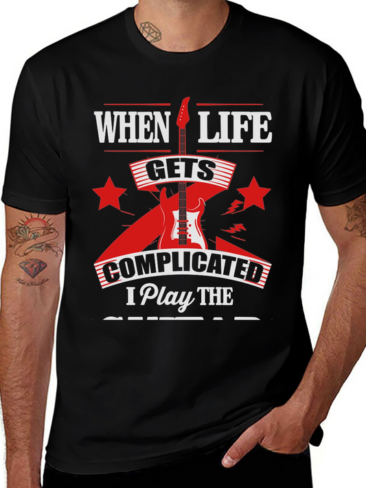Complicated Life Guitar T-Shirt