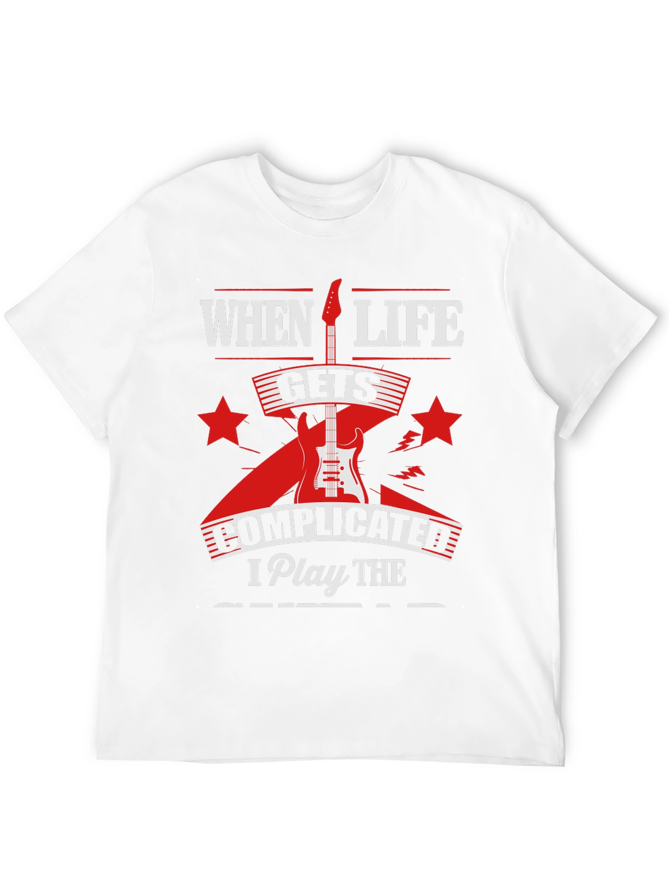 Complicated Life Guitar T-Shirt