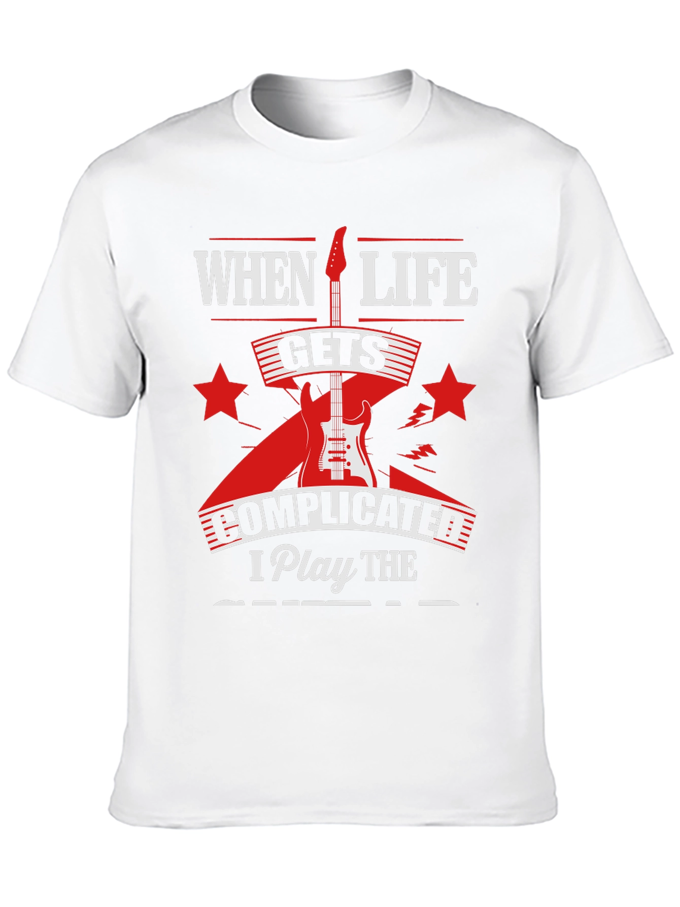 Complicated Life Guitar T-Shirt