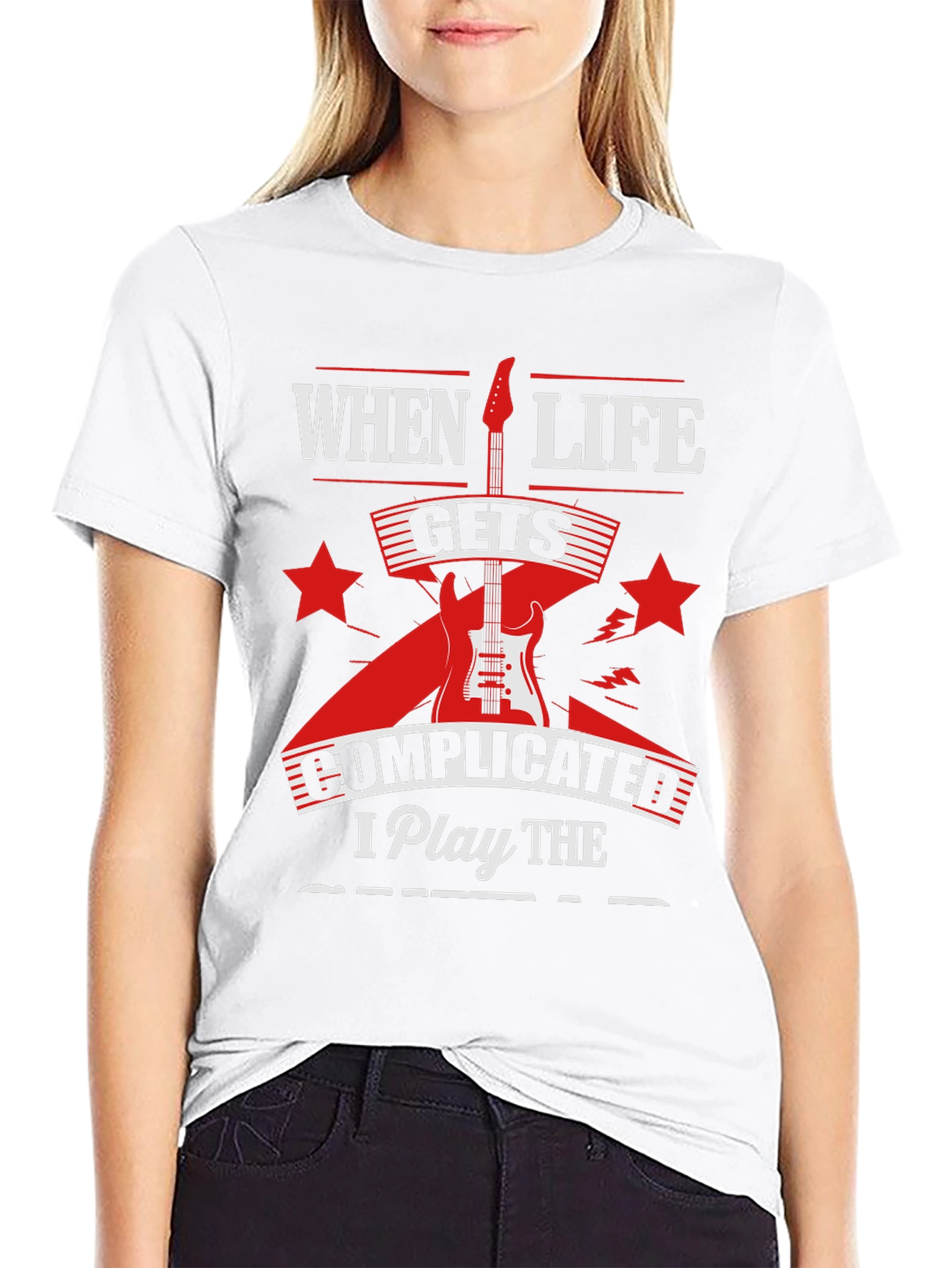 Complicated Life Guitar T-Shirt