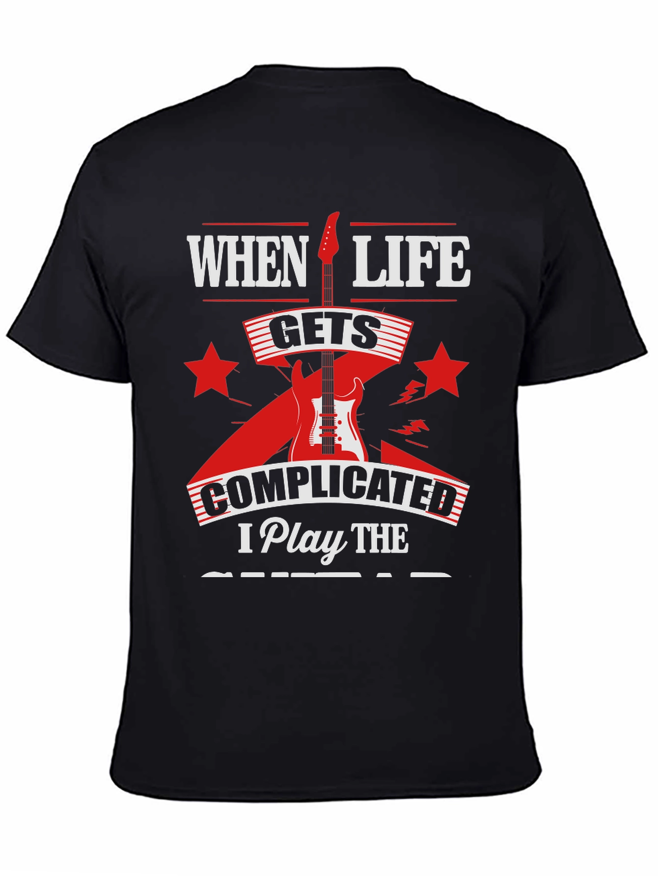 Complicated Life Guitar T-Shirt