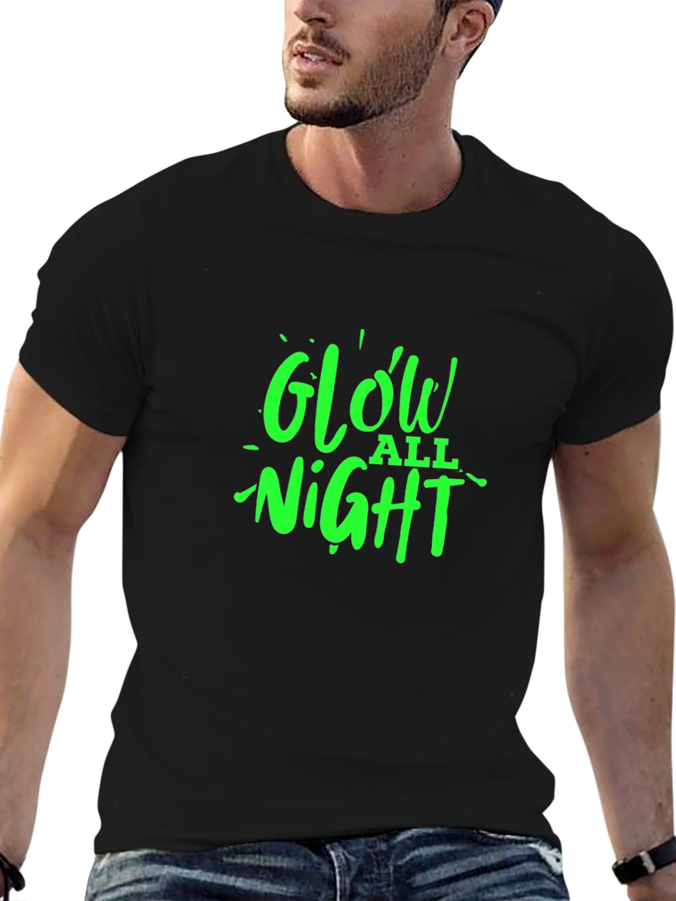 Glow All Night Graphic Tee