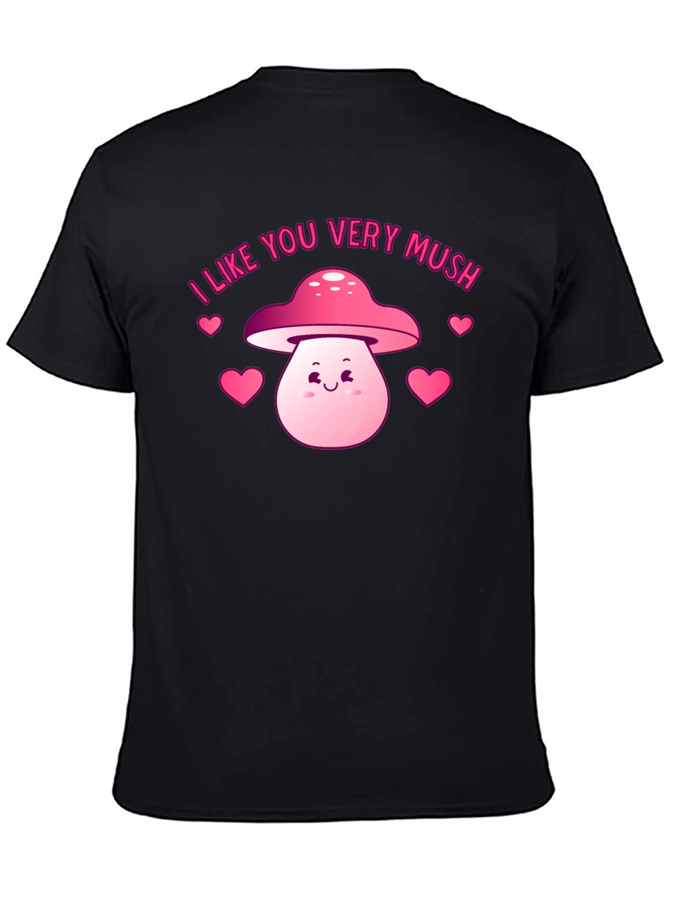 Cute Mushroom Valentines Day Graphic Tee