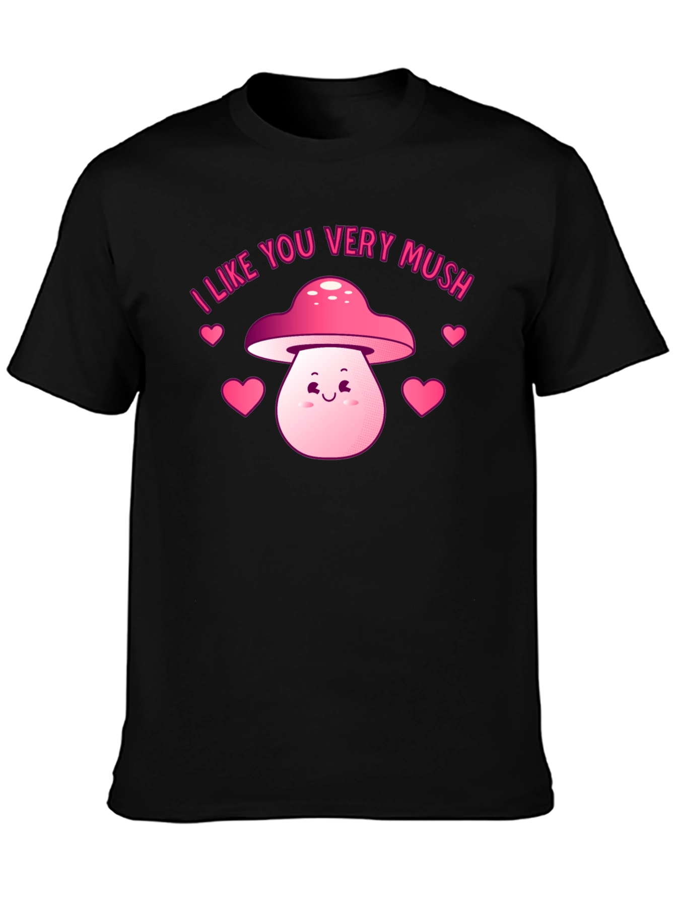 Cute Mushroom Valentines Day Graphic Tee