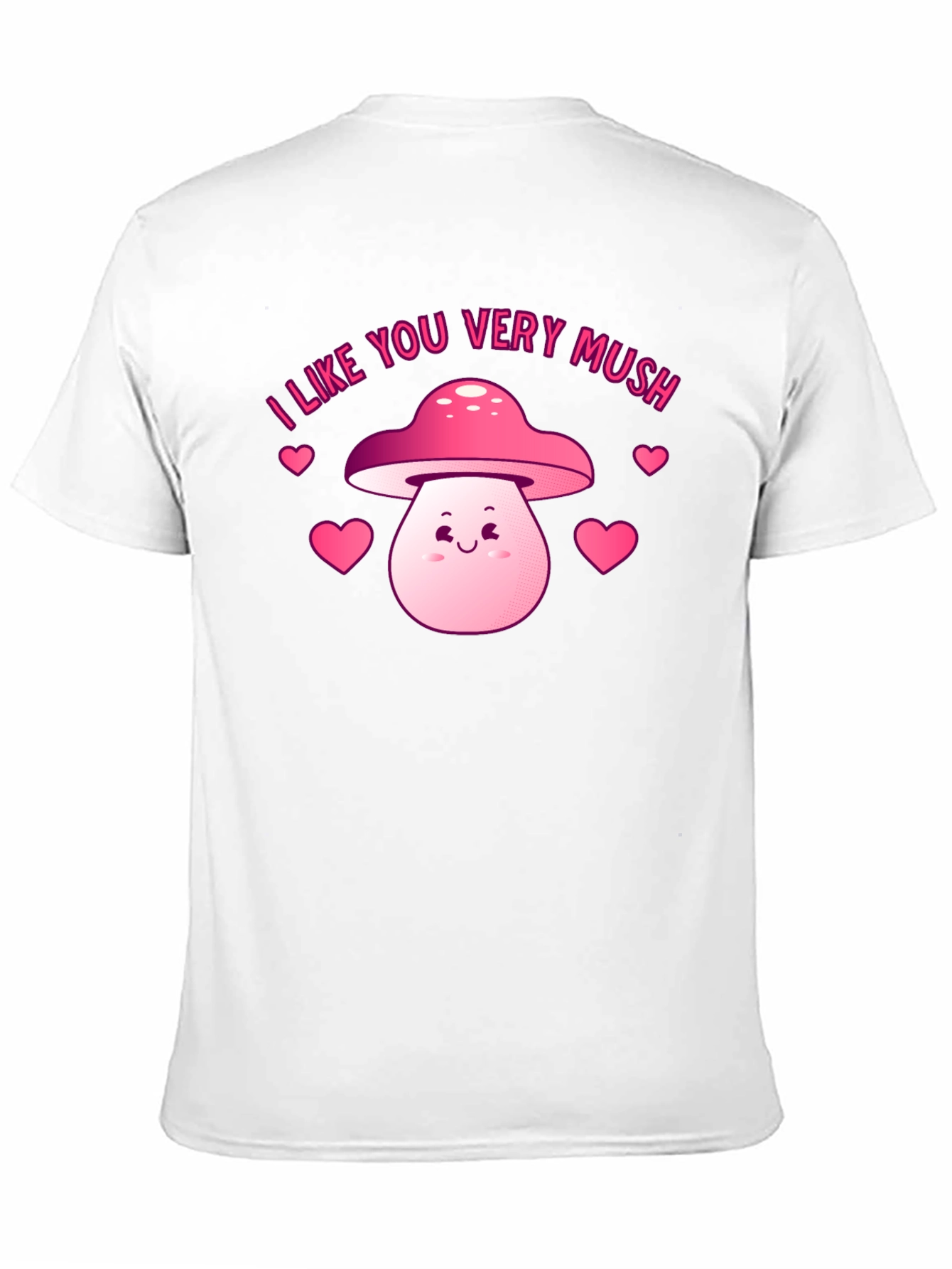 Cute Mushroom Valentines Day Graphic Tee