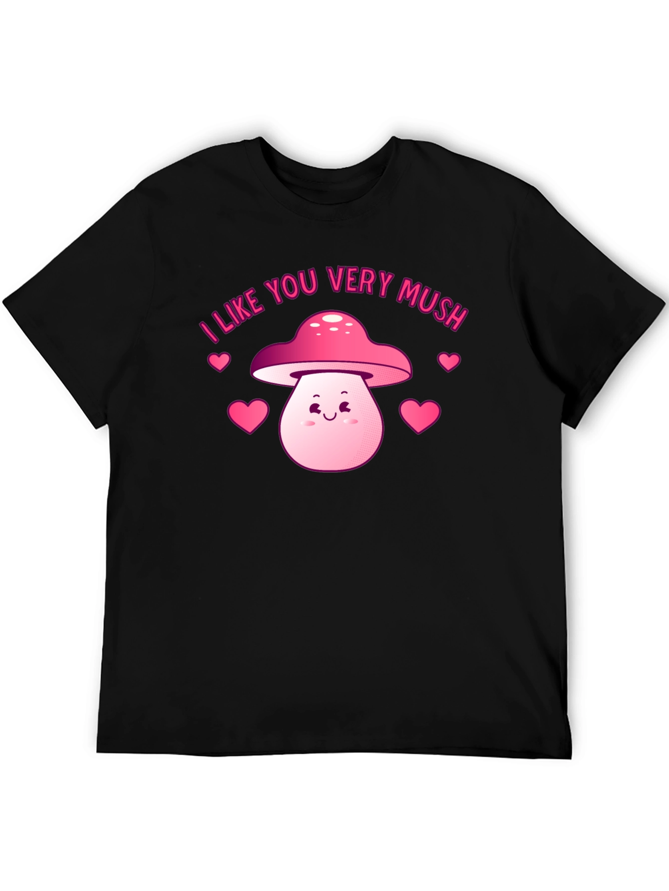 Cute Mushroom Valentines Day Graphic Tee