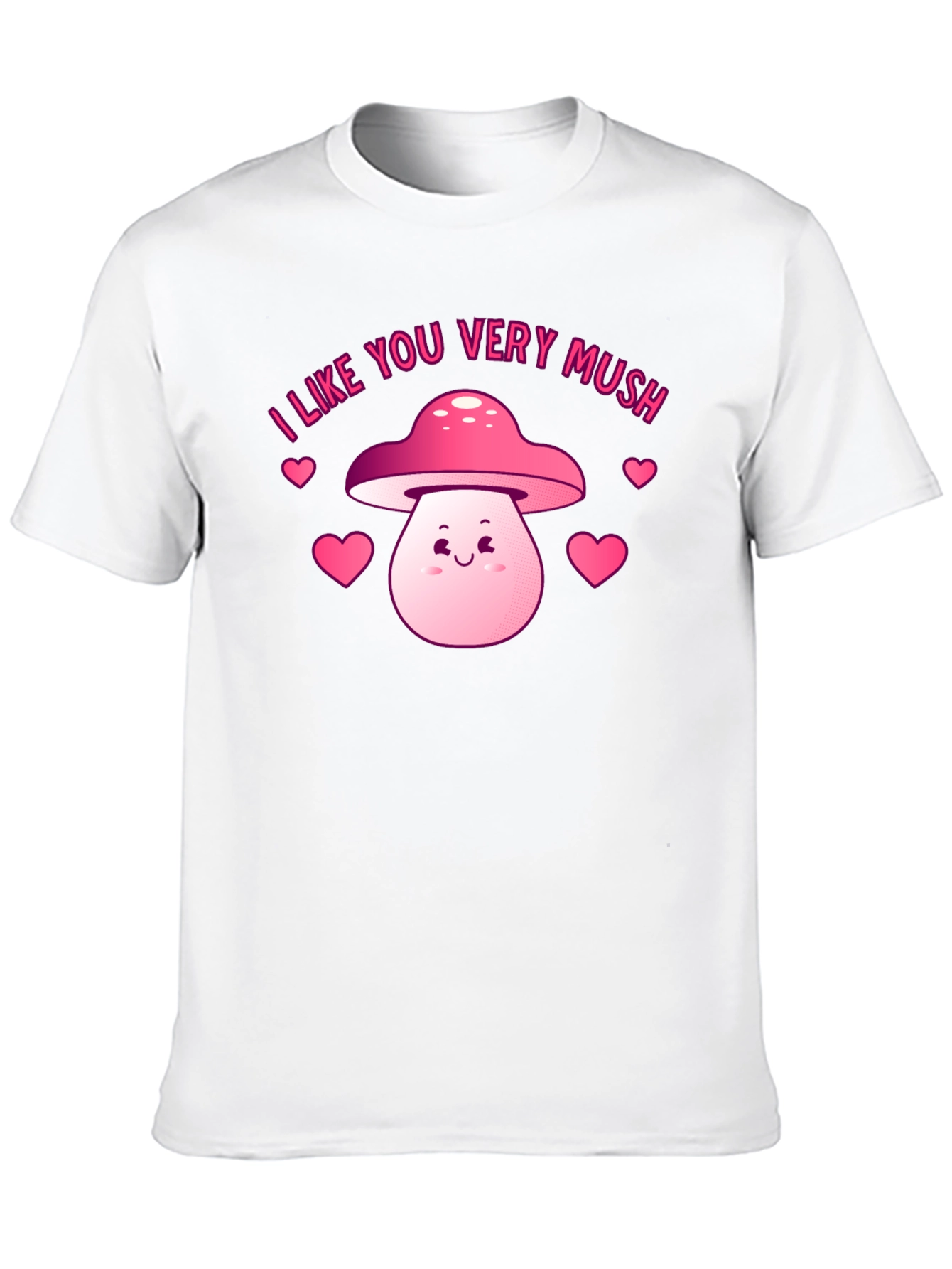 Cute Mushroom Valentines Day Graphic Tee