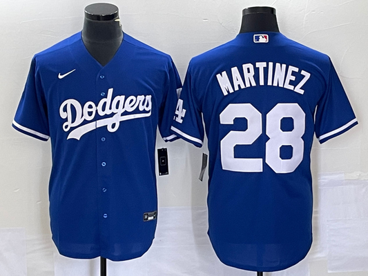 Men's Los Angeles Dodgers J.D. Martinez #28 Royal Replica Player Jerseys