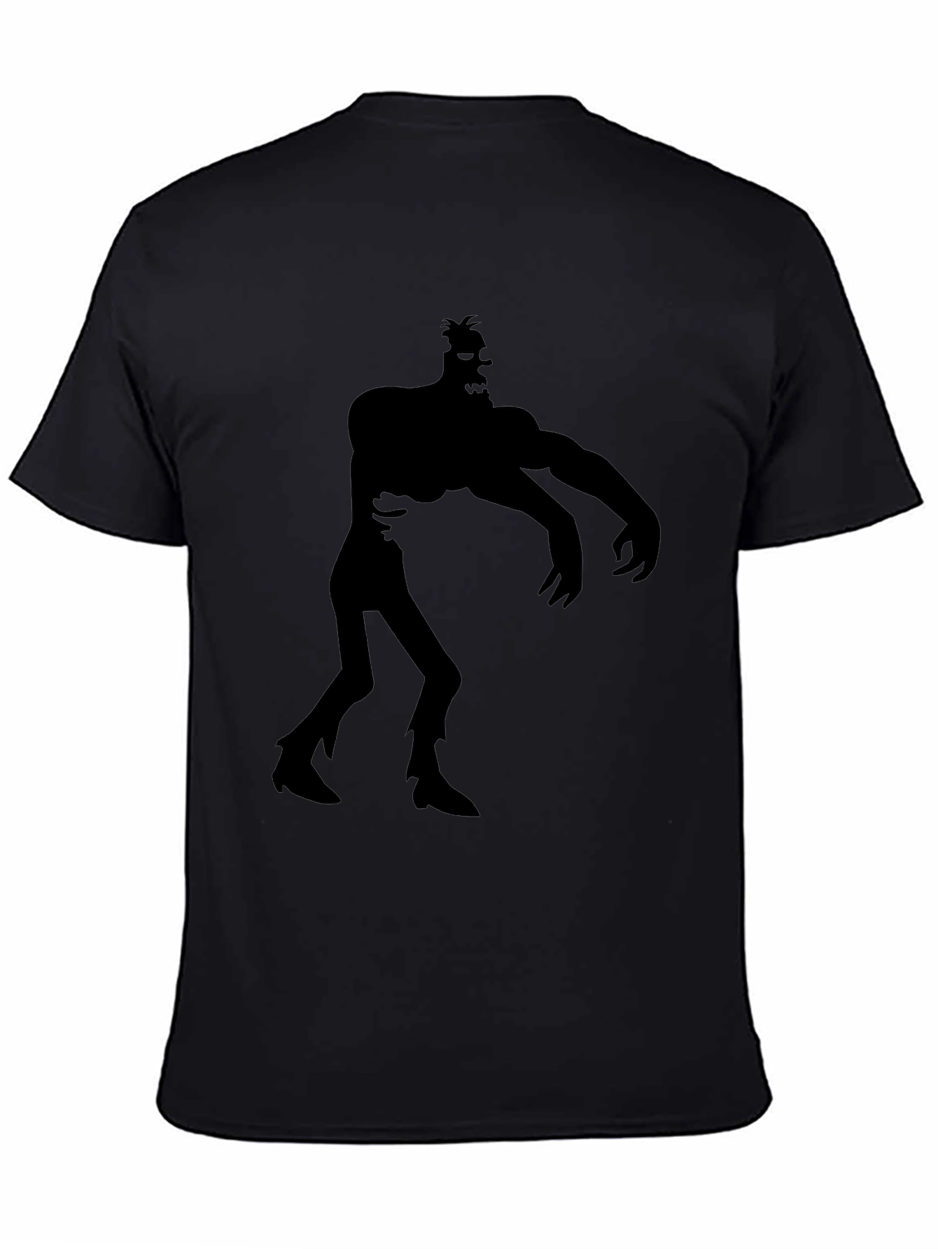Spooky Silhouette Graphic Tee - Black