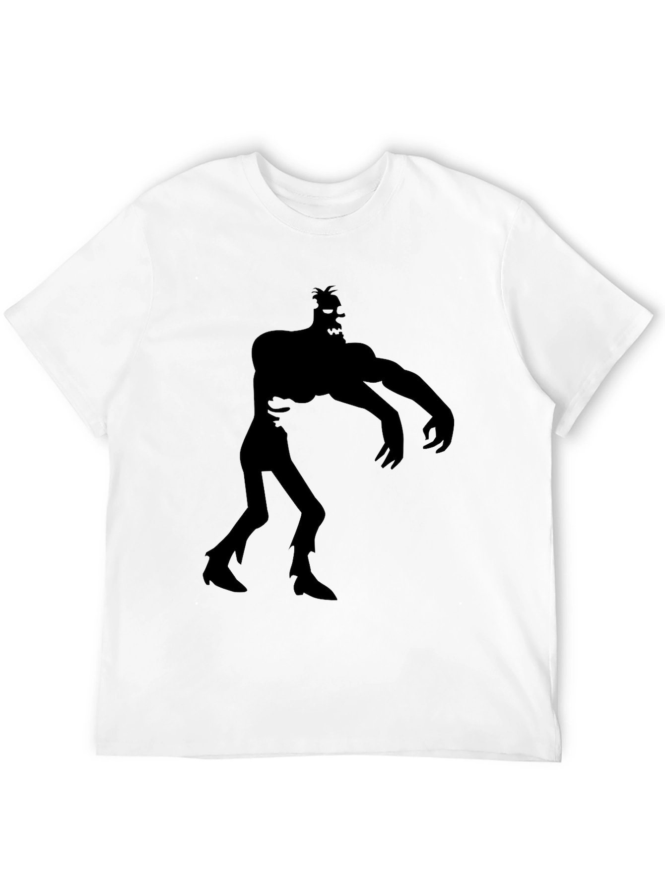 Spooky Silhouette Graphic Tee - Black
