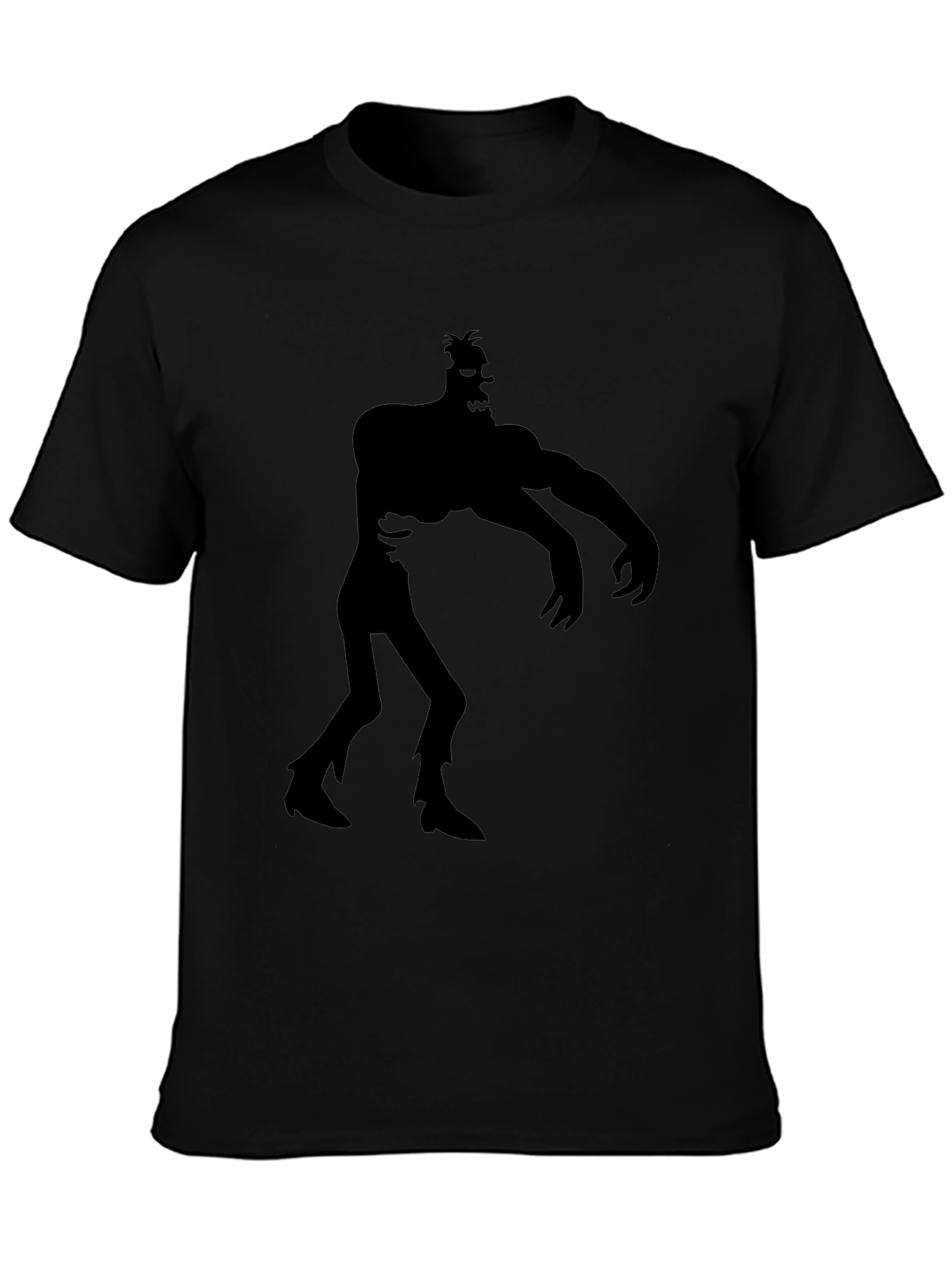 Spooky Silhouette Graphic Tee - Black