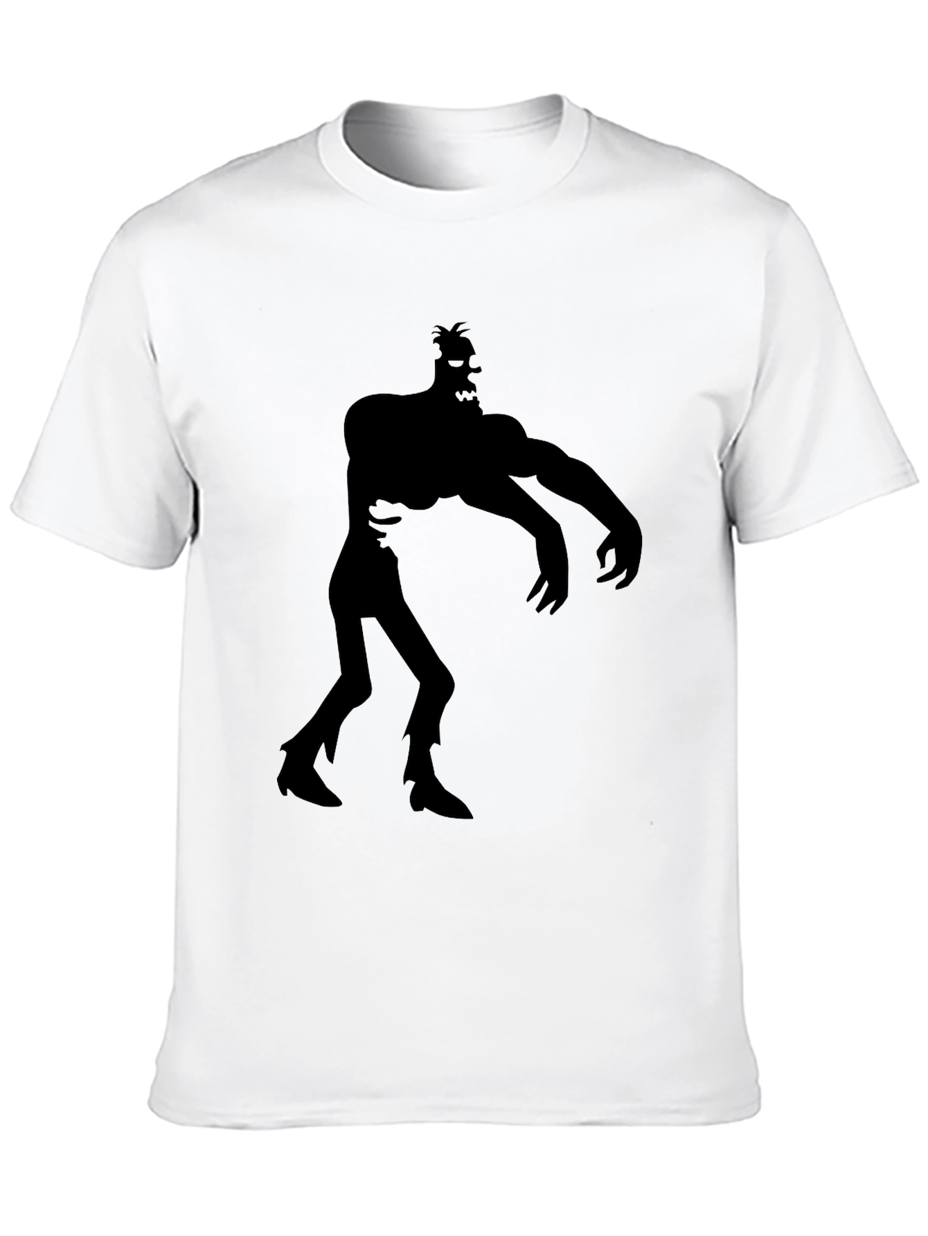 Spooky Silhouette Graphic Tee - Black
