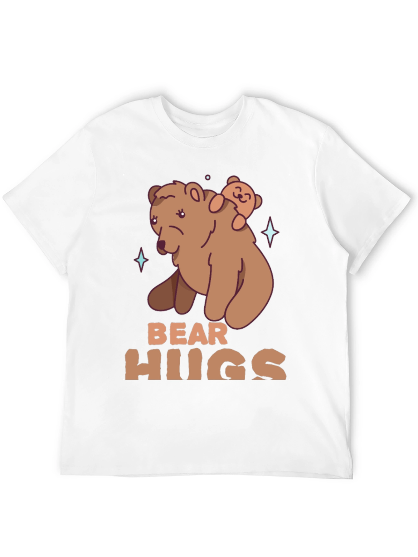 Bear Hugs Graphic T-Shirt - Cute Animal Tee