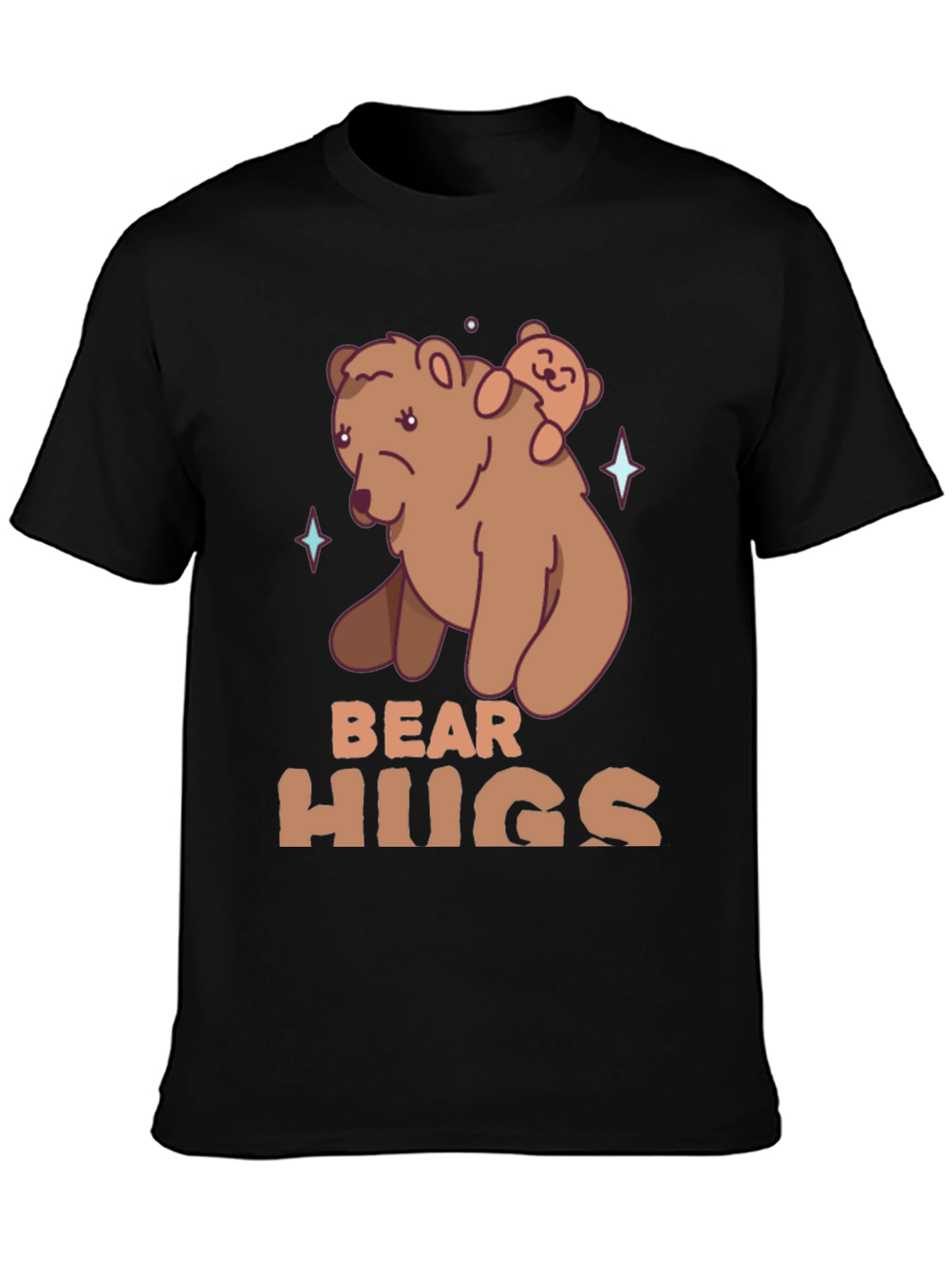 Bear Hugs Graphic T-Shirt - Cute Animal Tee