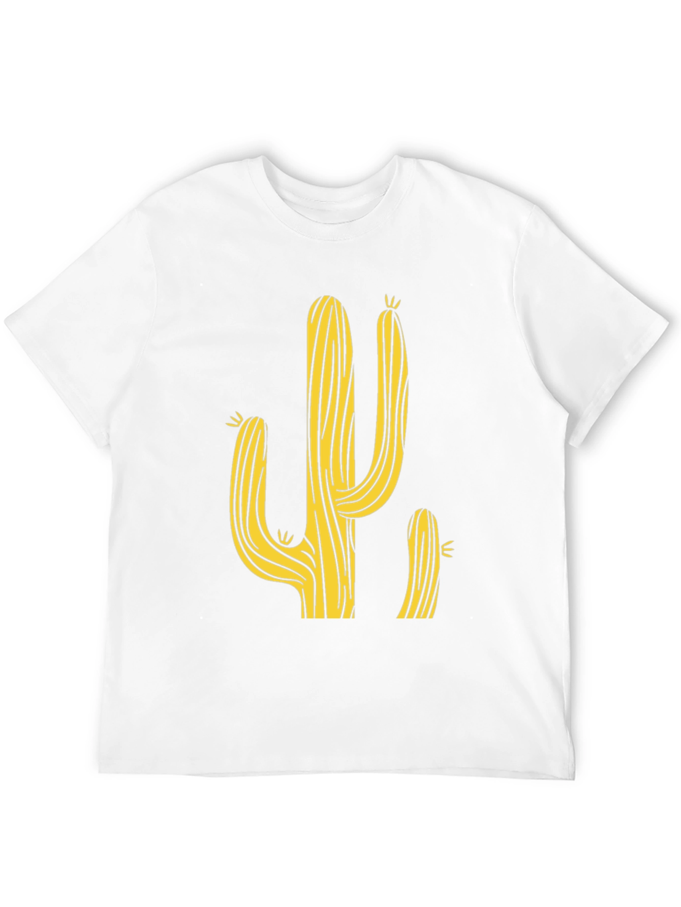 Cactus Graphic Print Mens T-Shirt