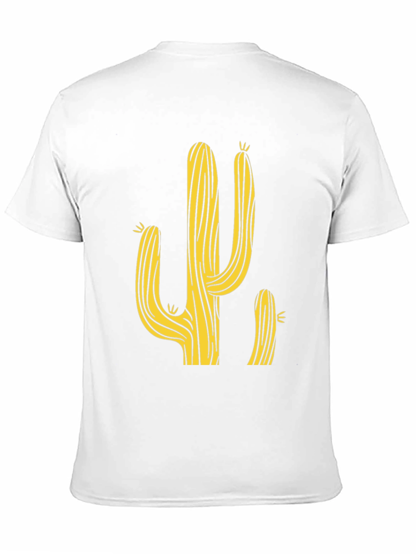 Cactus Graphic Print Mens T-Shirt