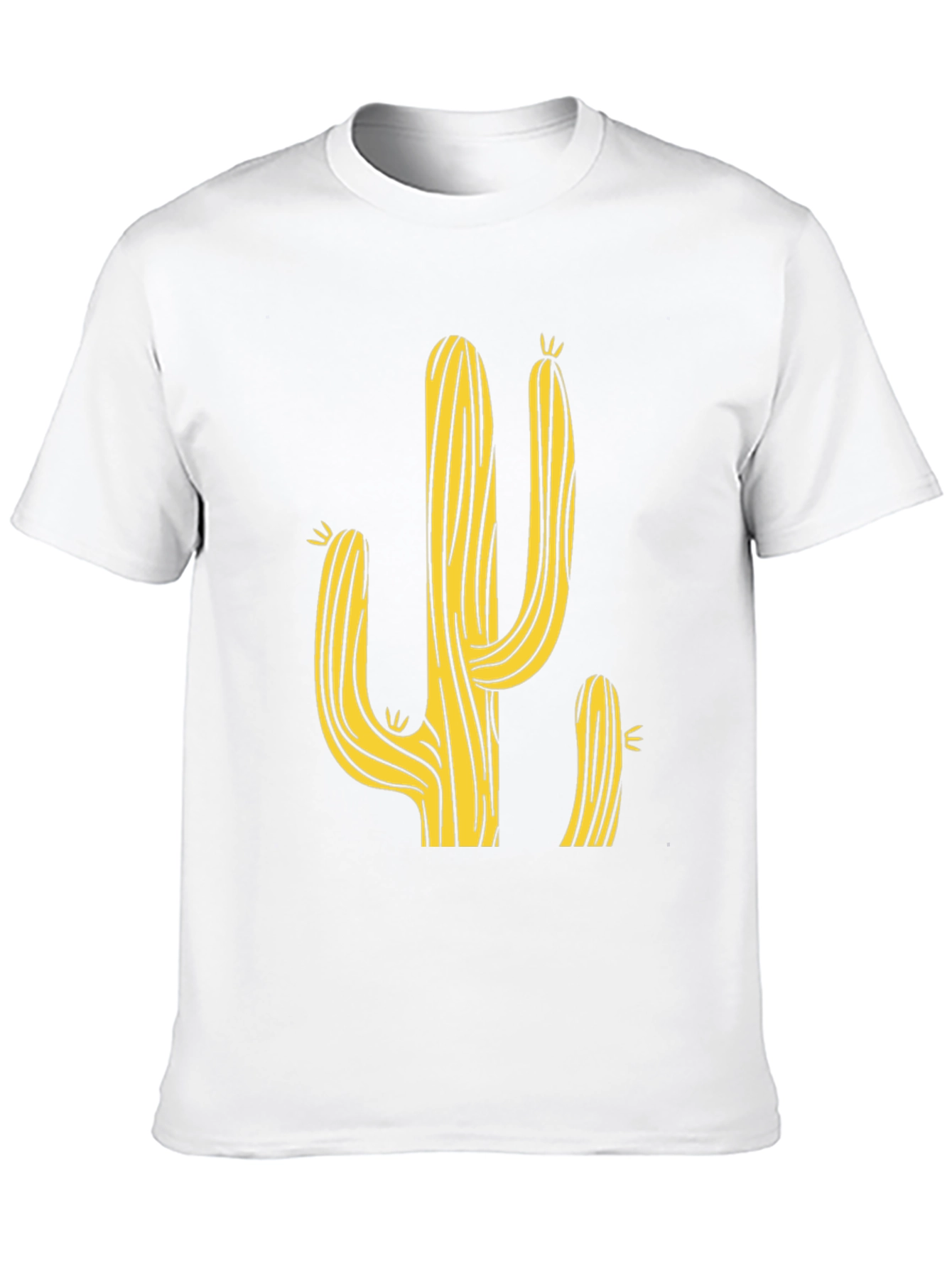 Cactus Graphic Print Mens T-Shirt