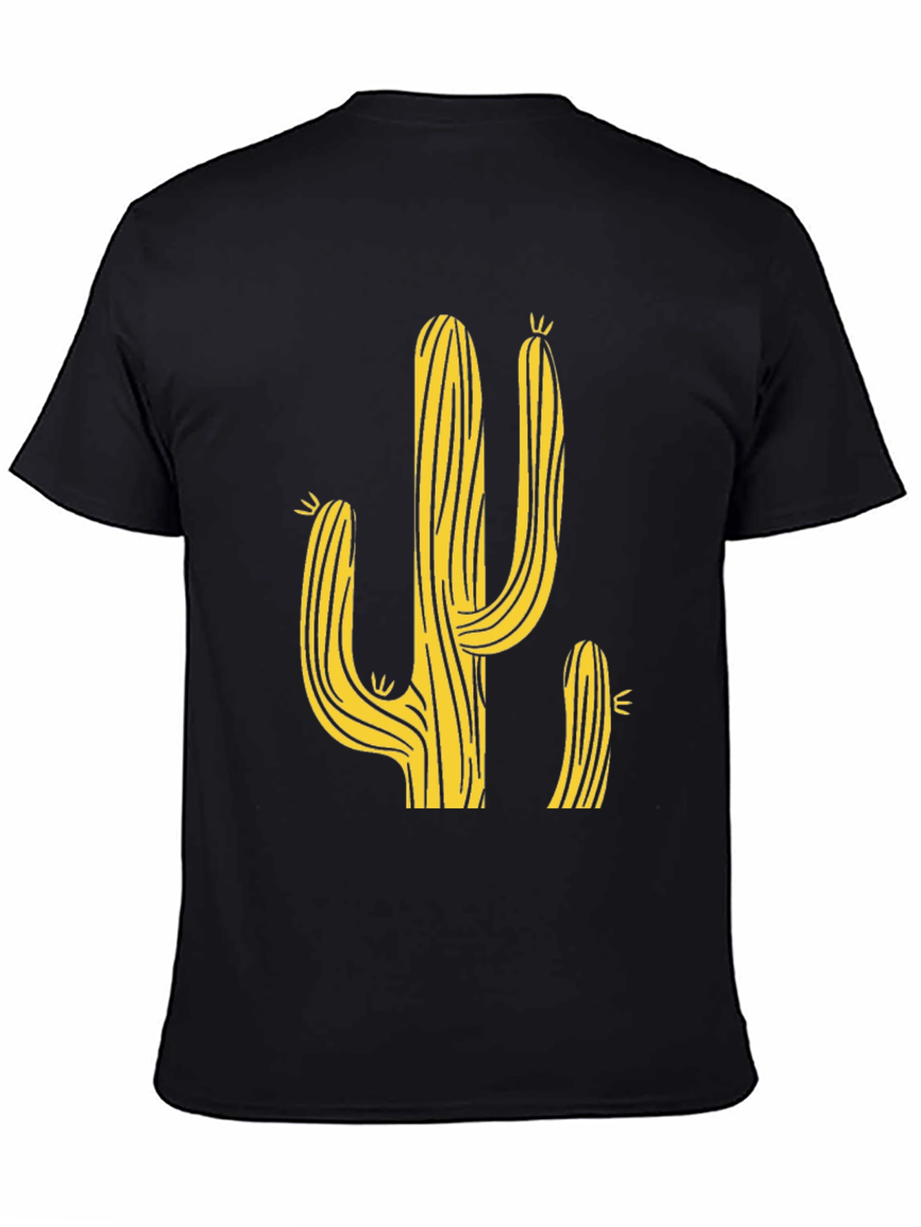 Cactus Graphic Print Mens T-Shirt