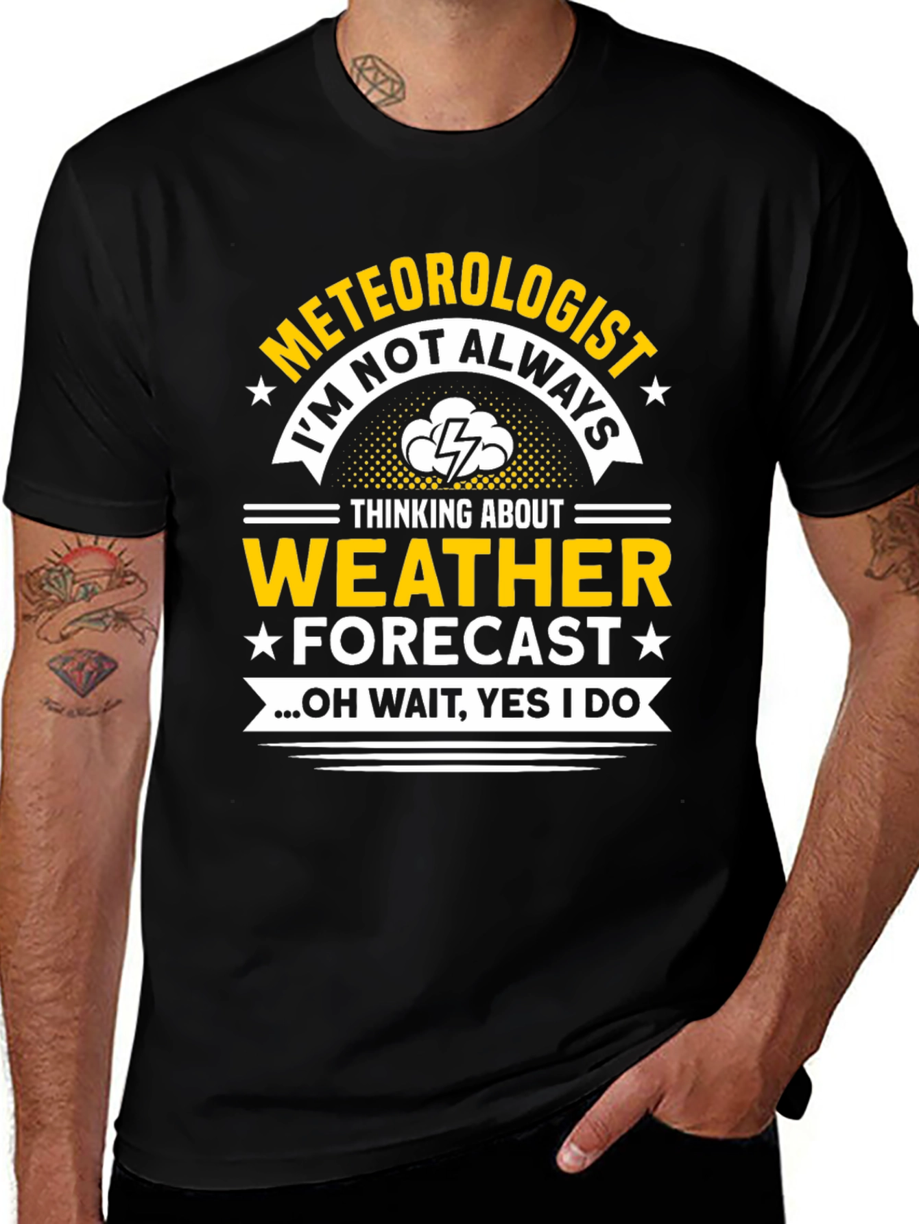 Meteorologist Weather Forecast Graphic T-Shirt