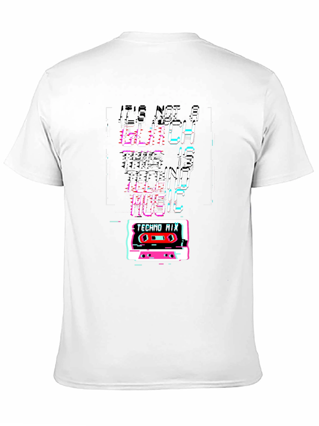Techno Music Glitch T-Shirt