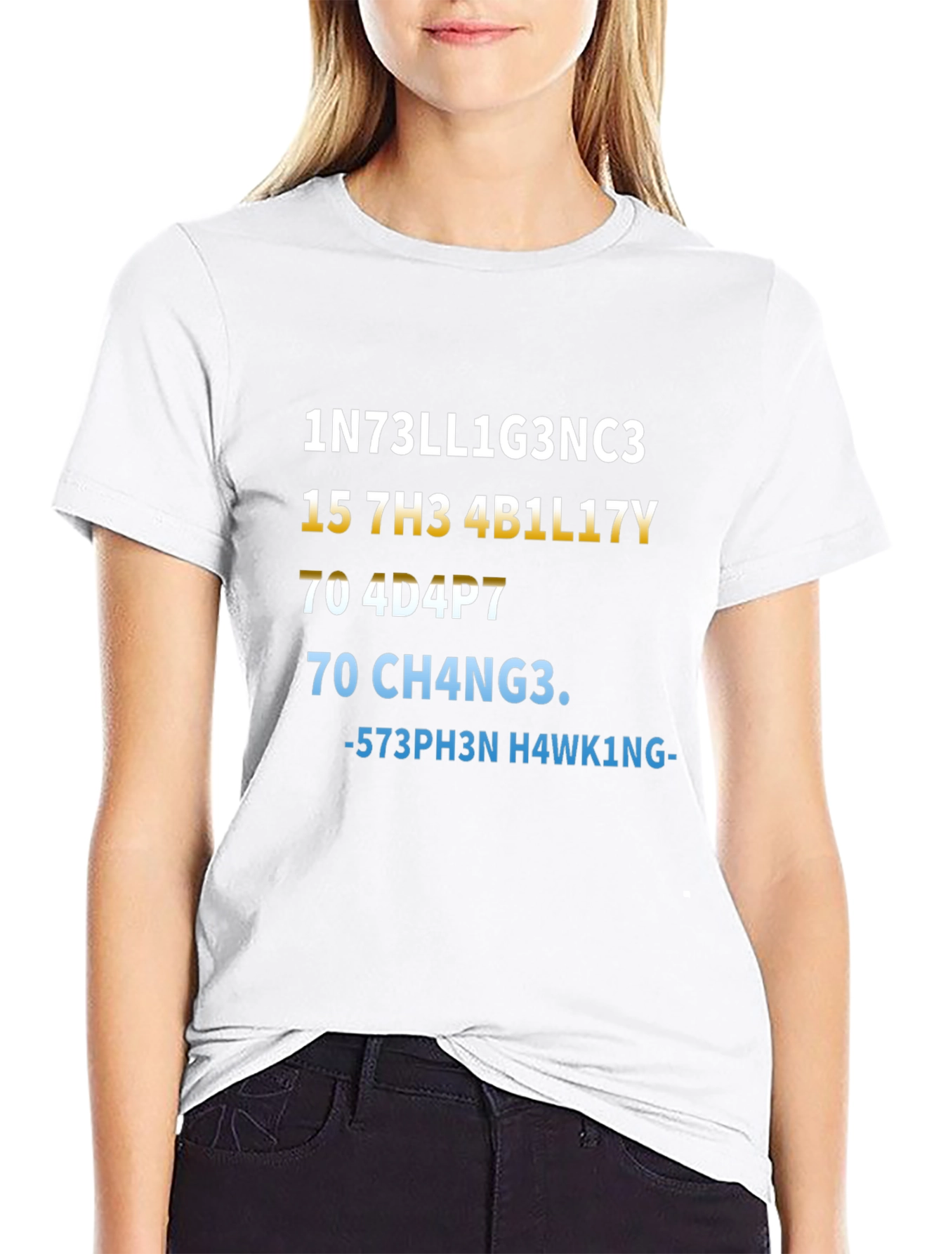 Intelligence T-Shirt - Stephen Hawking Inspired Design
