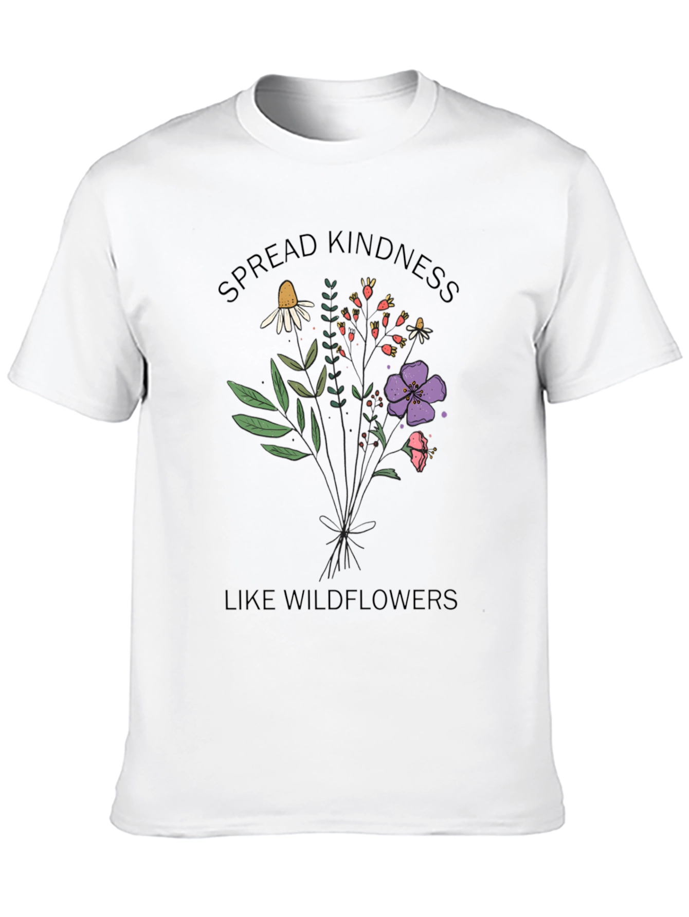 Spread Kindness Wildflower Graphic Tee