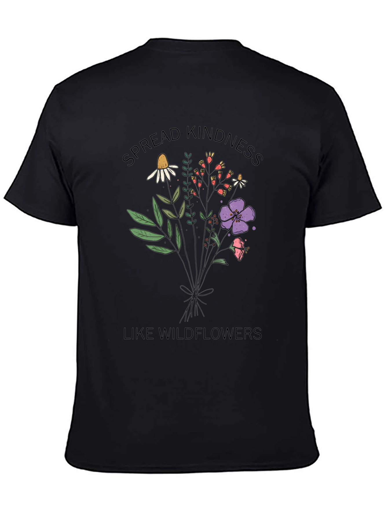 Spread Kindness Wildflower Graphic Tee