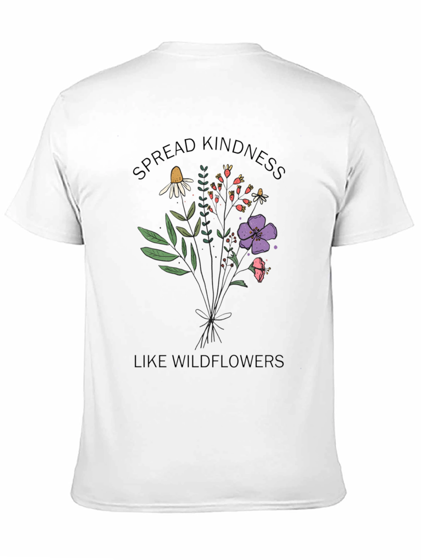 Spread Kindness Wildflower Graphic Tee