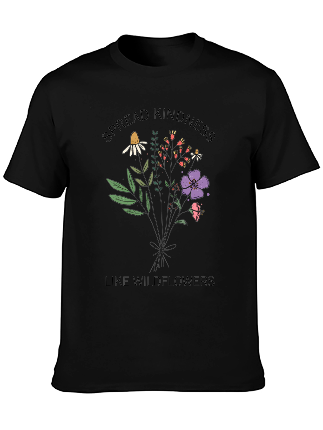 Spread Kindness Wildflower Graphic Tee