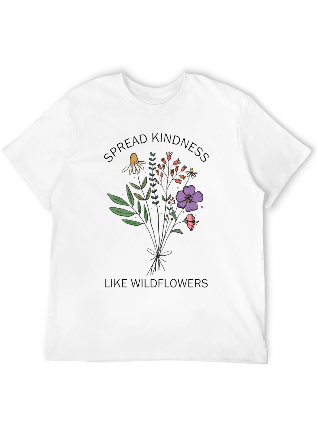 Spread Kindness Wildflower Graphic Tee