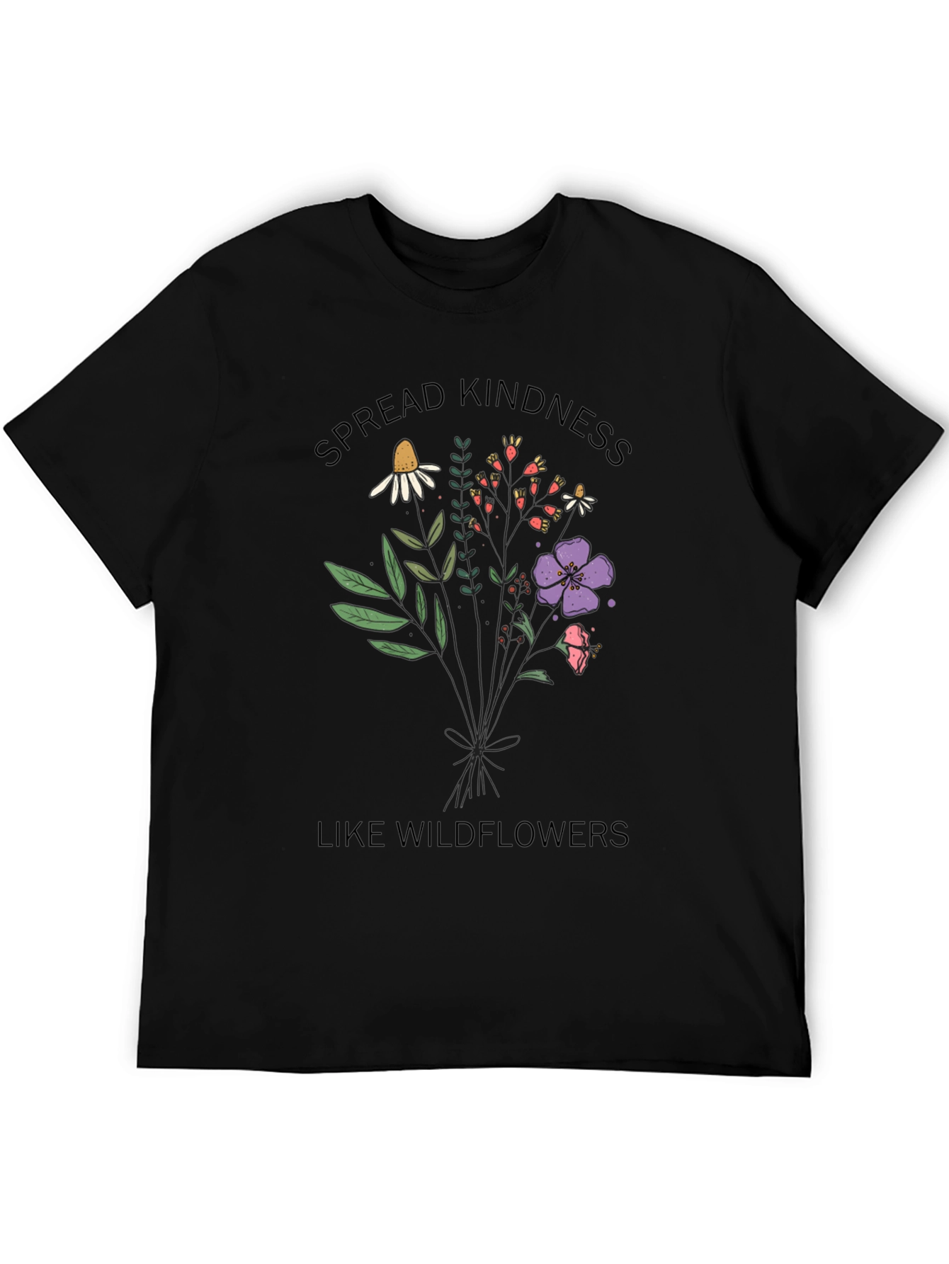Spread Kindness Wildflower Graphic Tee