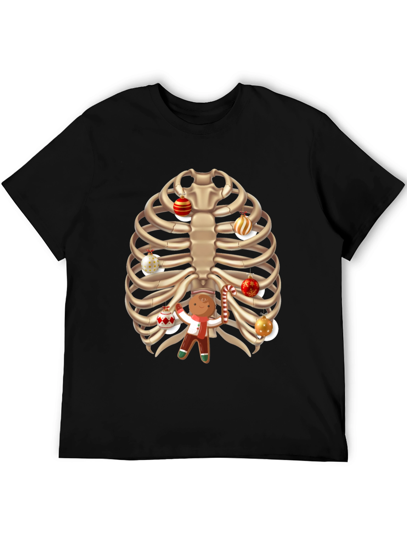 Christmas Rib Cage Gingerbread T-Shirt